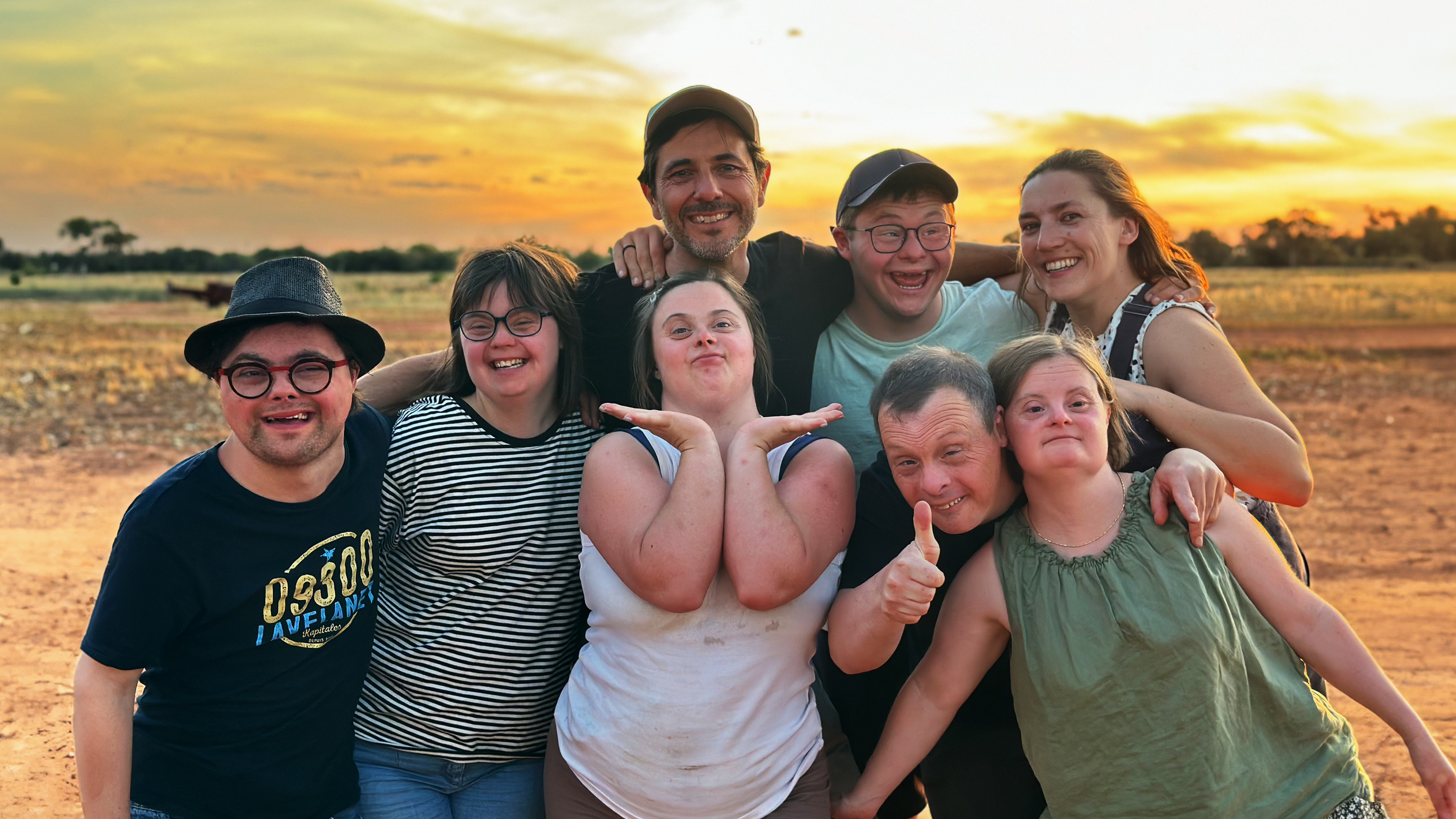 Backdrop for Down the road