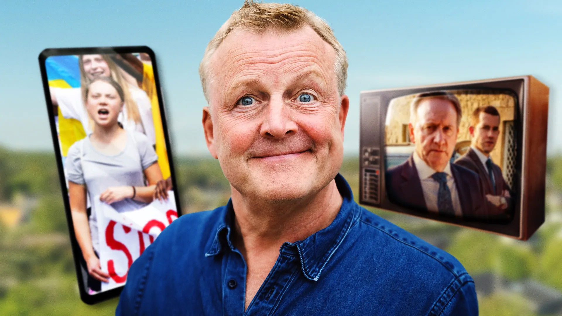 Backdrop for Gintberg på kanten