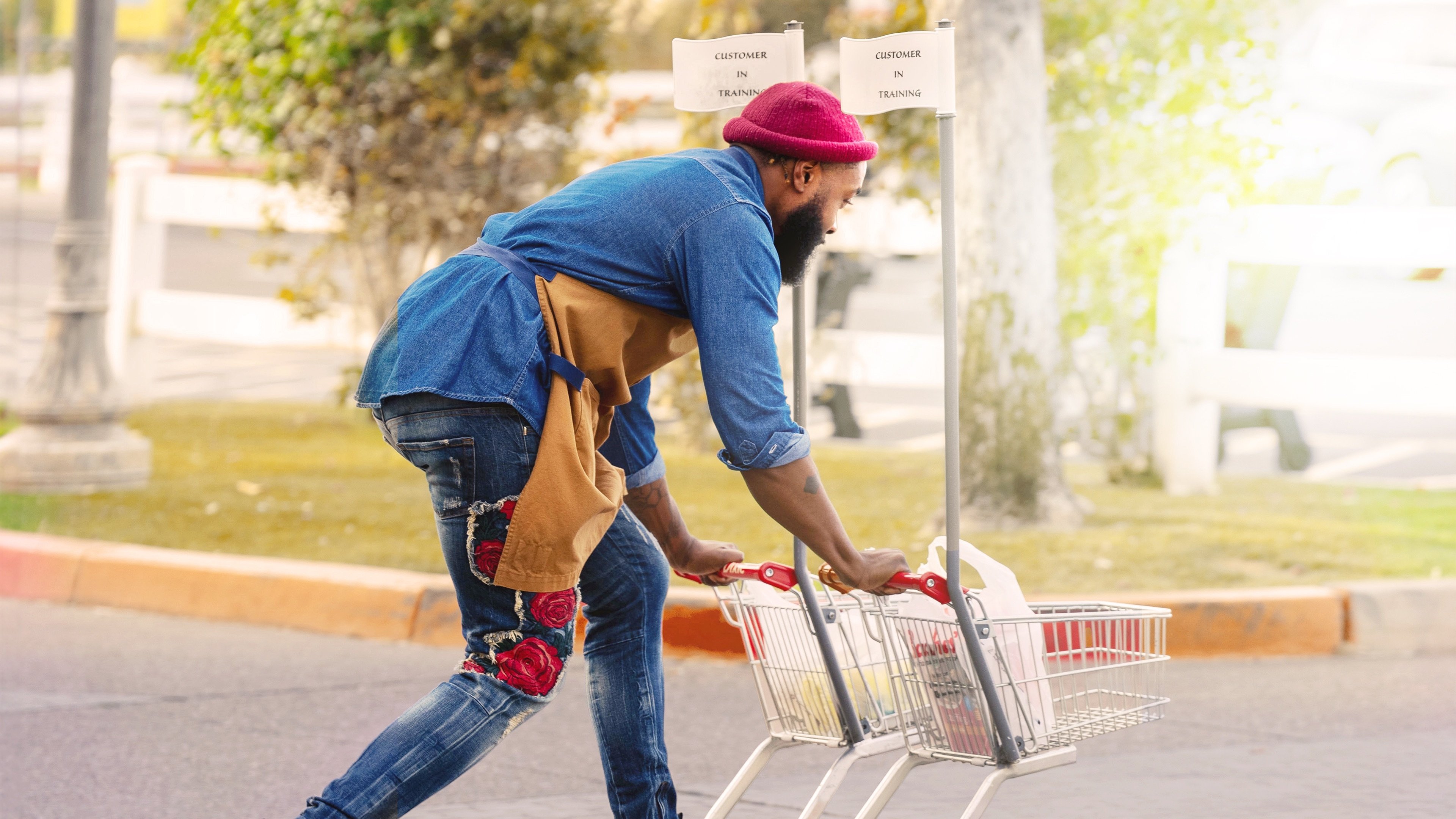 Backdrop for Supermarket Stakeout