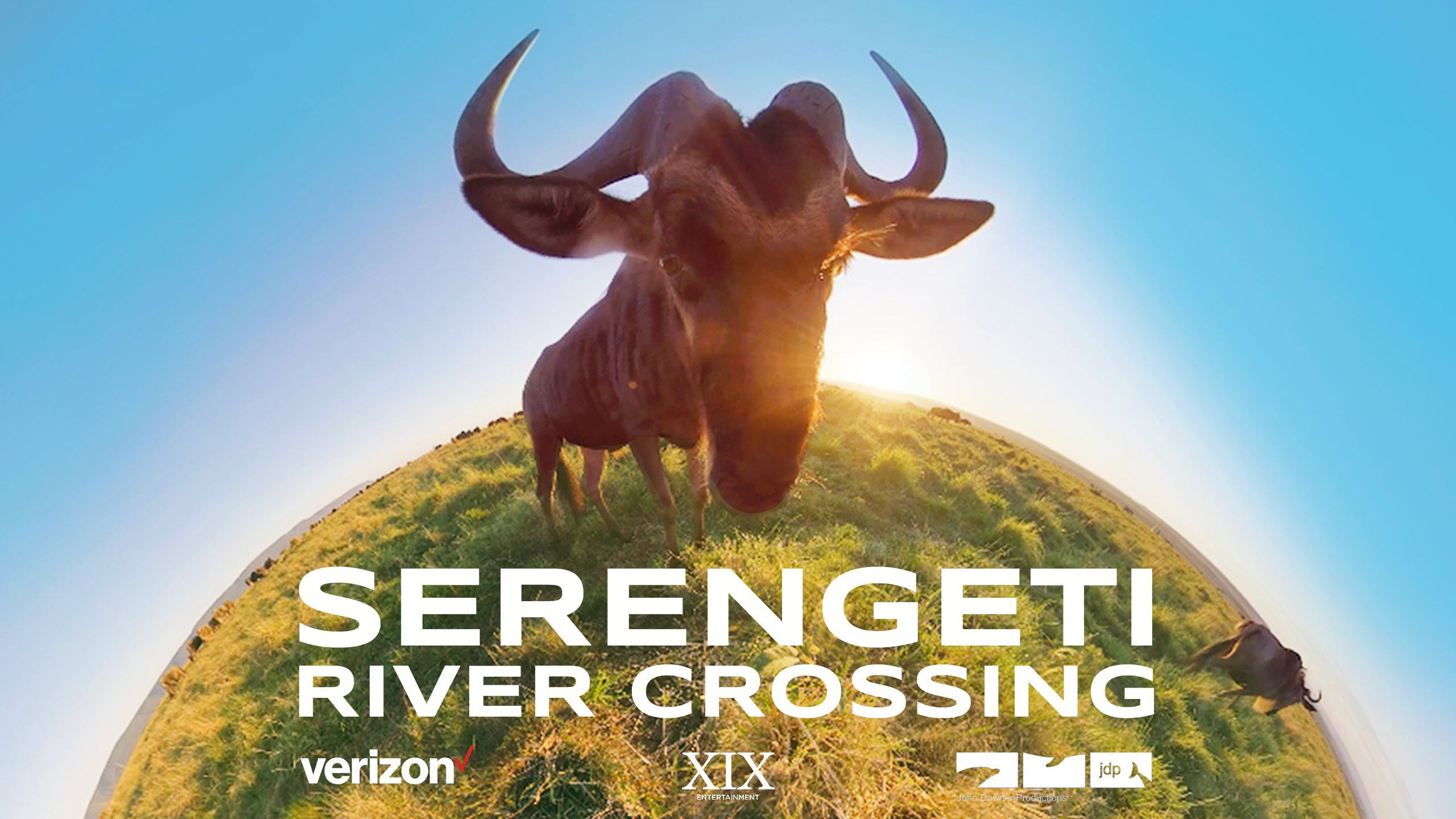 Backdrop for Serengeti River Crossing