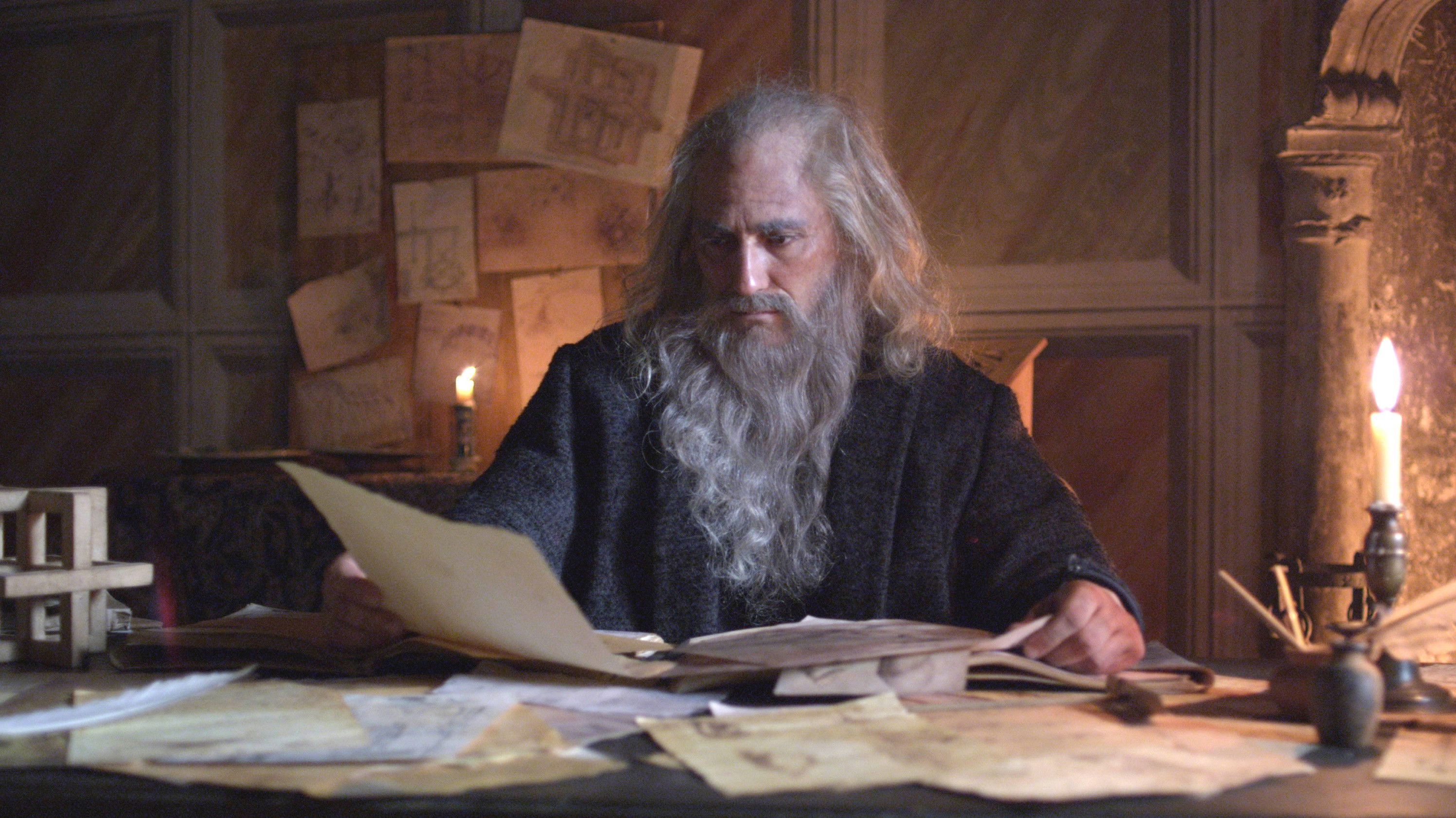 Backdrop for Leonardo: The Man Who Saved Science