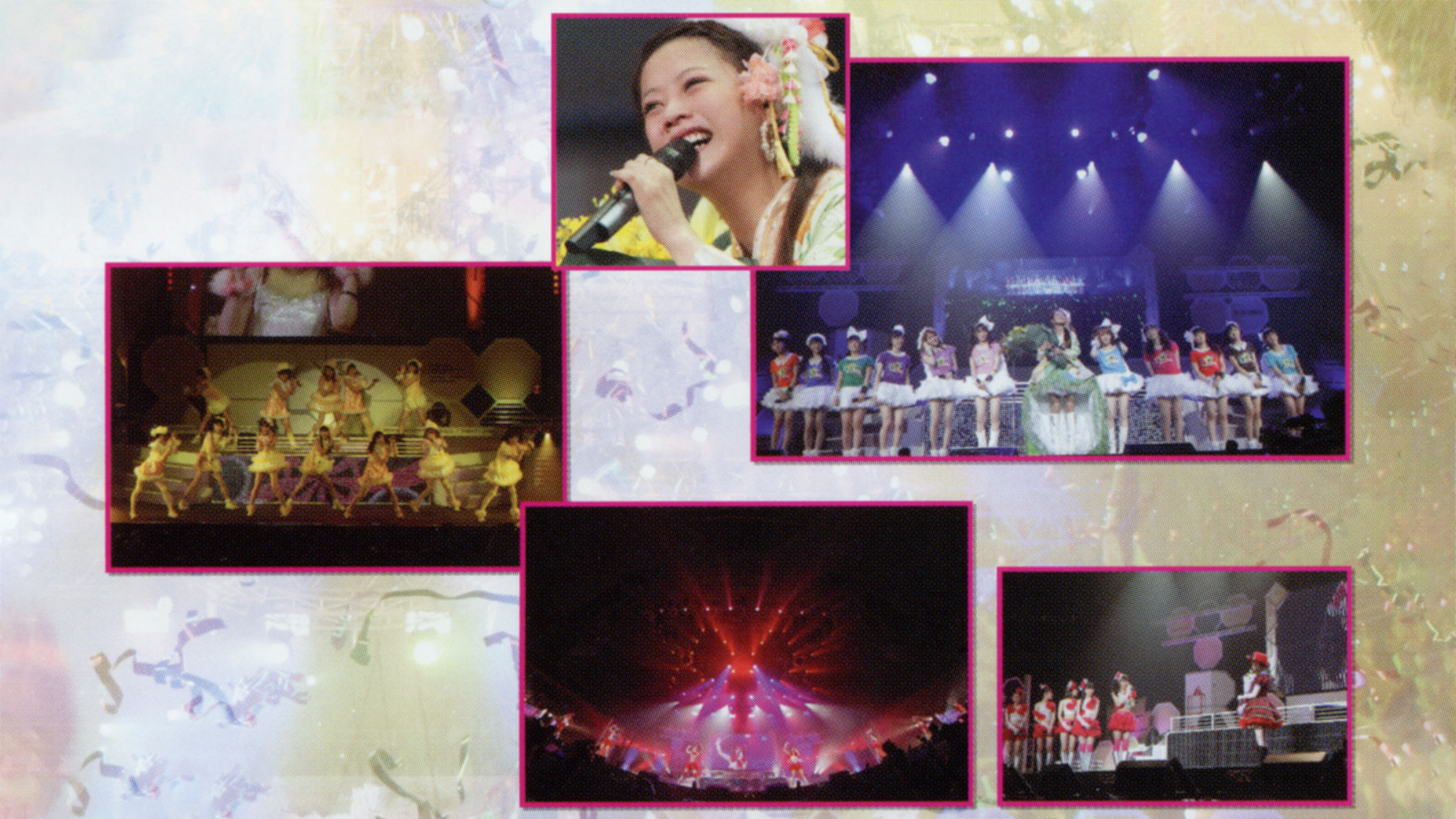 Backdrop for Morning Musume. 2012 Spring ~Ultra Smart~ Niigaki Risa & Mitsui Aika Sotsugyou Special