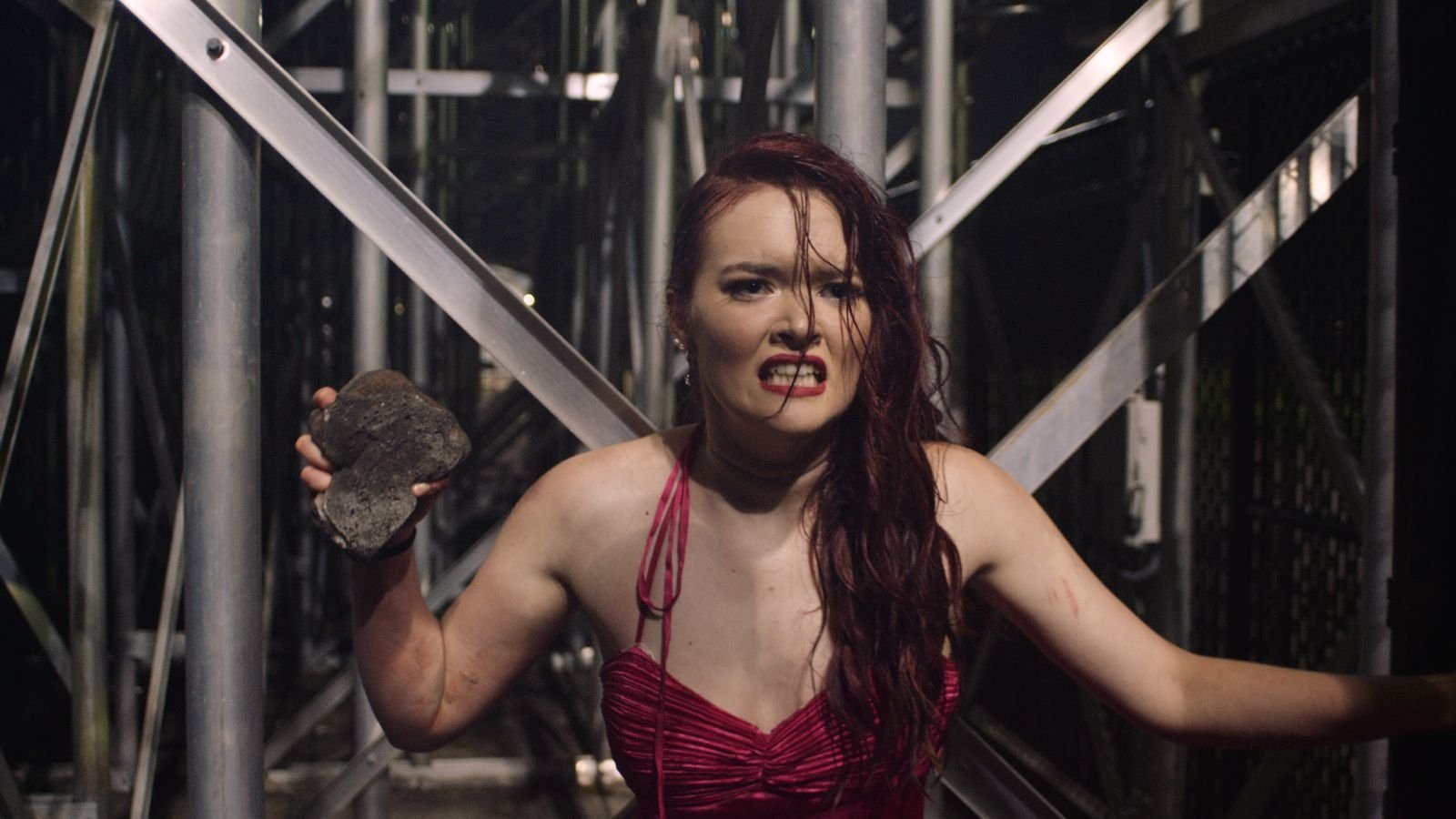 Backdrop for Blood on the Bleachers