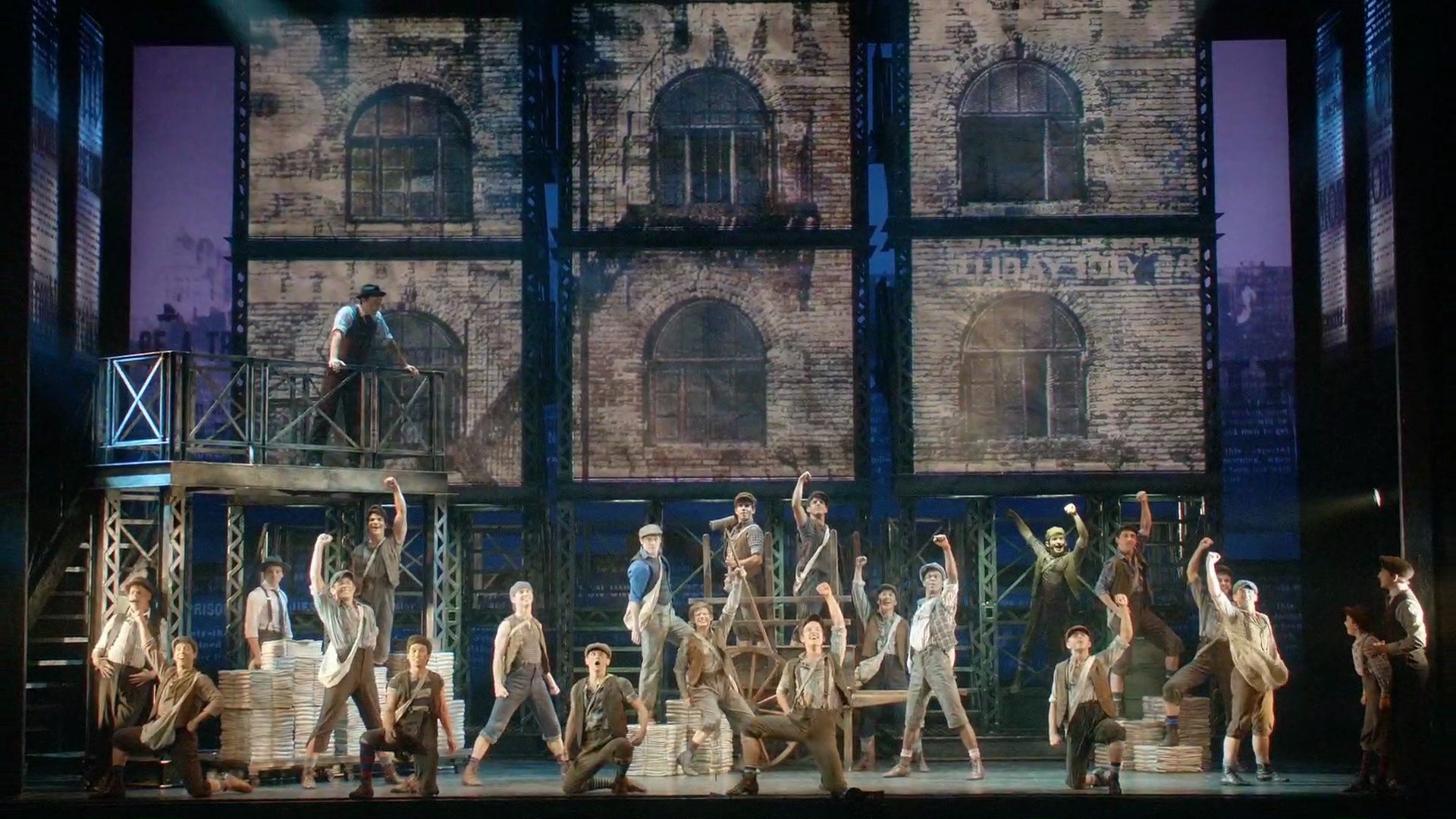 Backdrop for Newsies