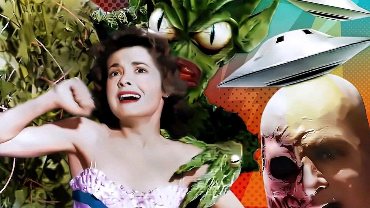 Backdrop for Hollywood in the Atomic Age: Monsters! Martians! Mad Scientists!