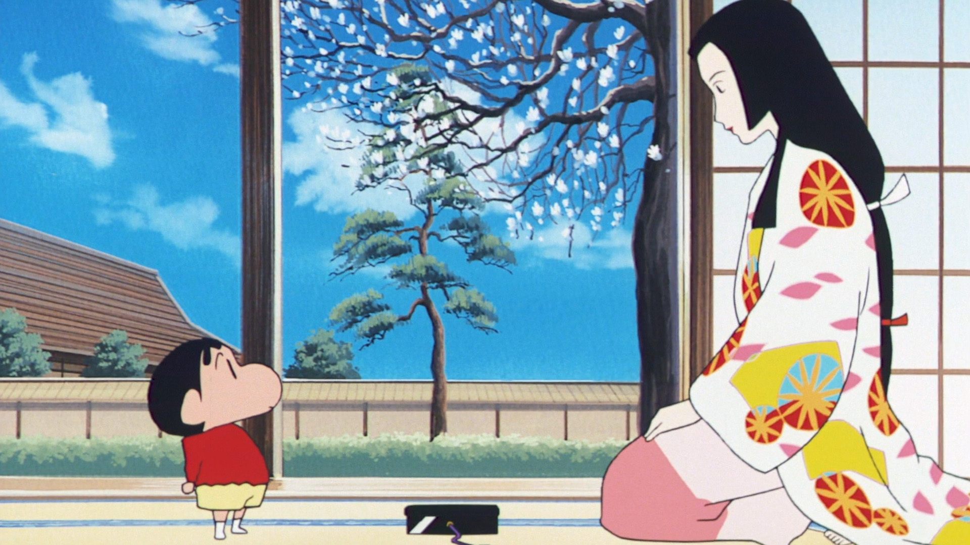 Backdrop for Crayon Shin-chan: A Storm-invoking Splendor! The Battle of the Warring States