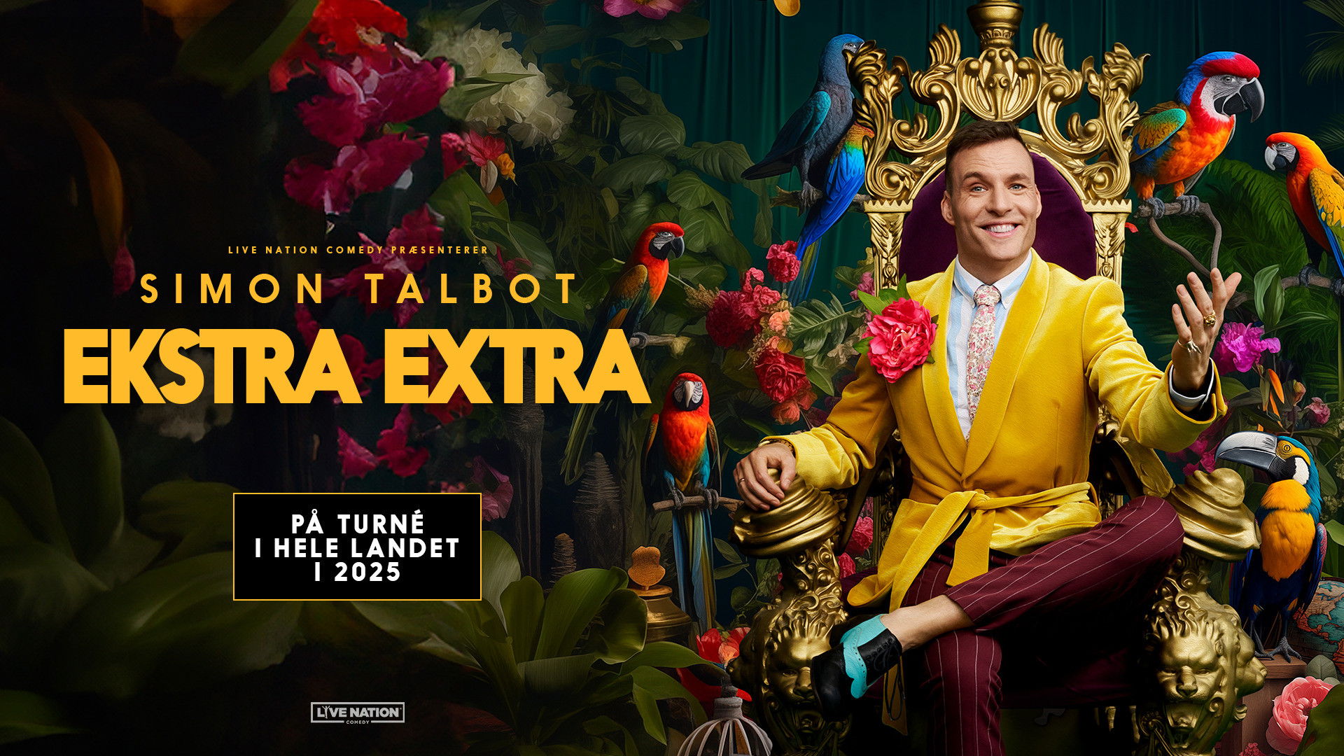 Backdrop for Simon Talbot: Ekstra Extra