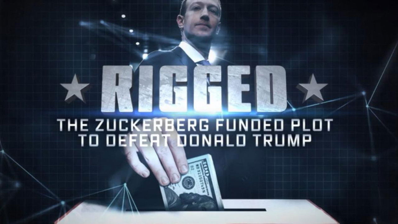 Backdrop for Rigged: The Zuckerberg Funded Plot to Defeat Donald Trump