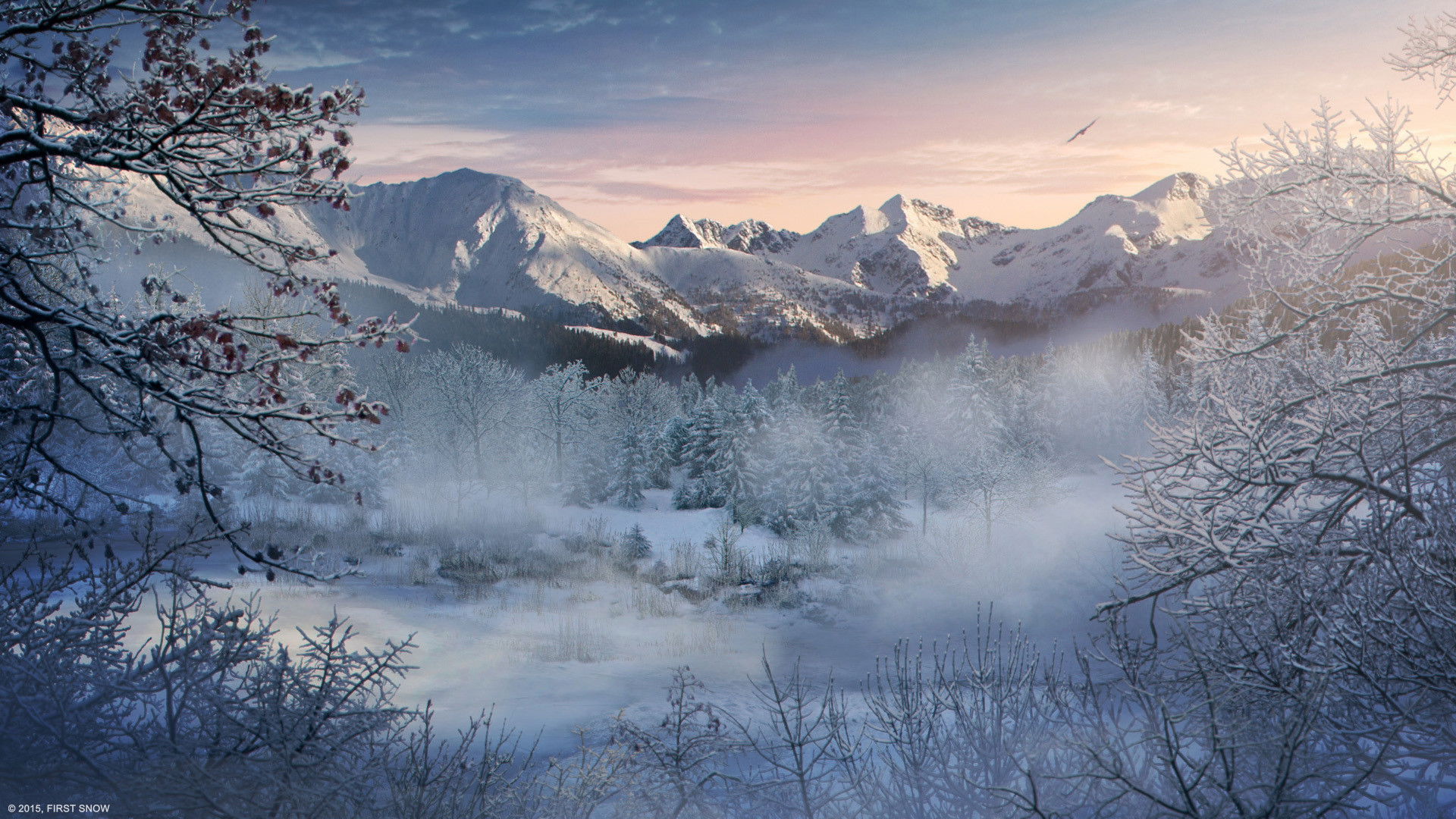 Backdrop for První sníh