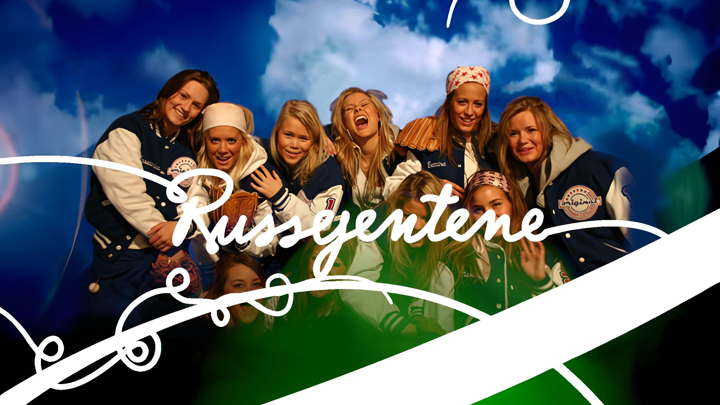 Backdrop for Russejentene