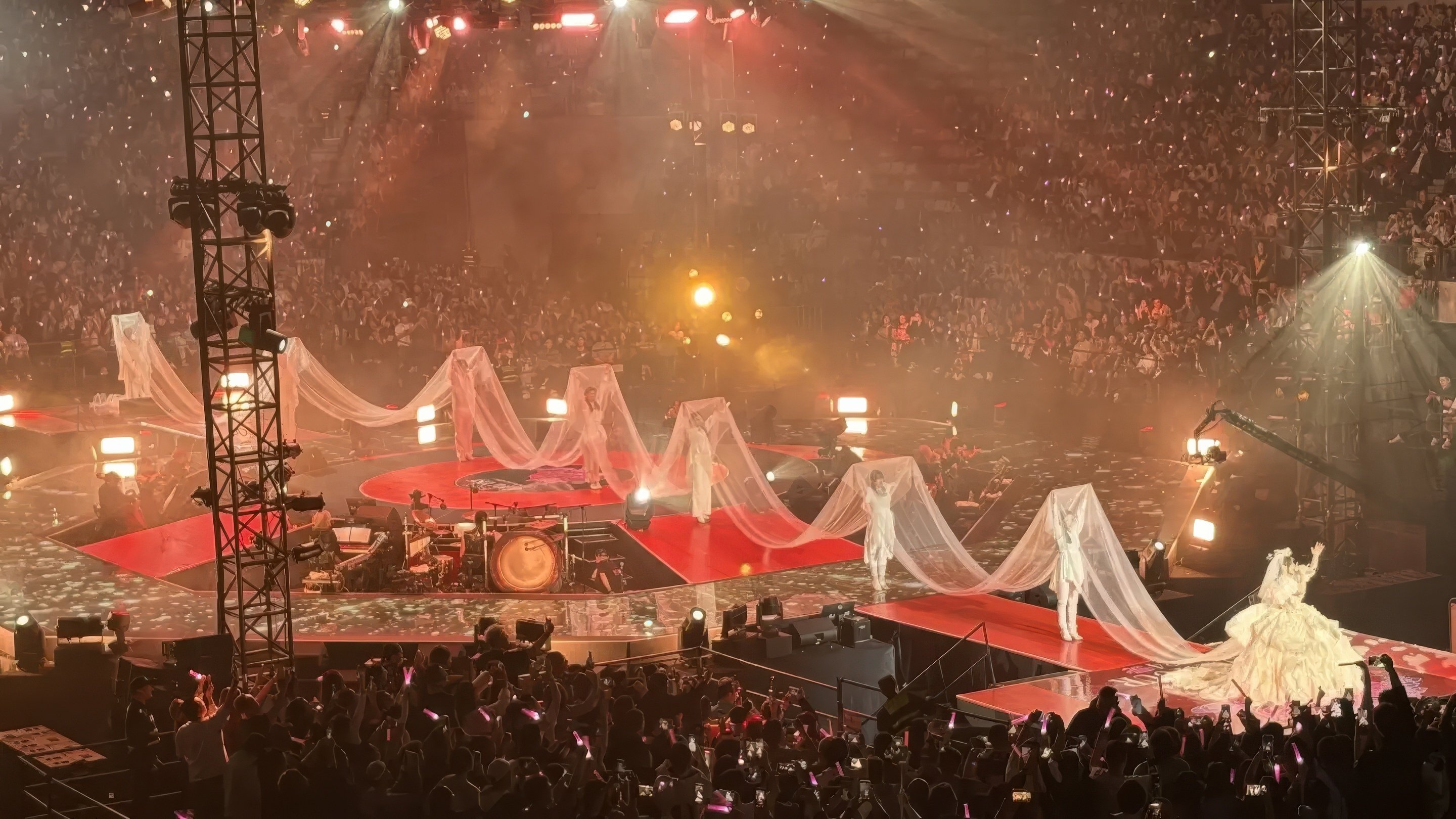 Backdrop for ayumi hamasaki ASIA TOUR ~24th Anniversary special @PIA ARENA MM~