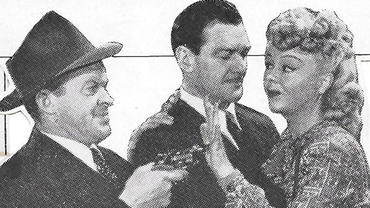 Backdrop for Shake Hands with Murder