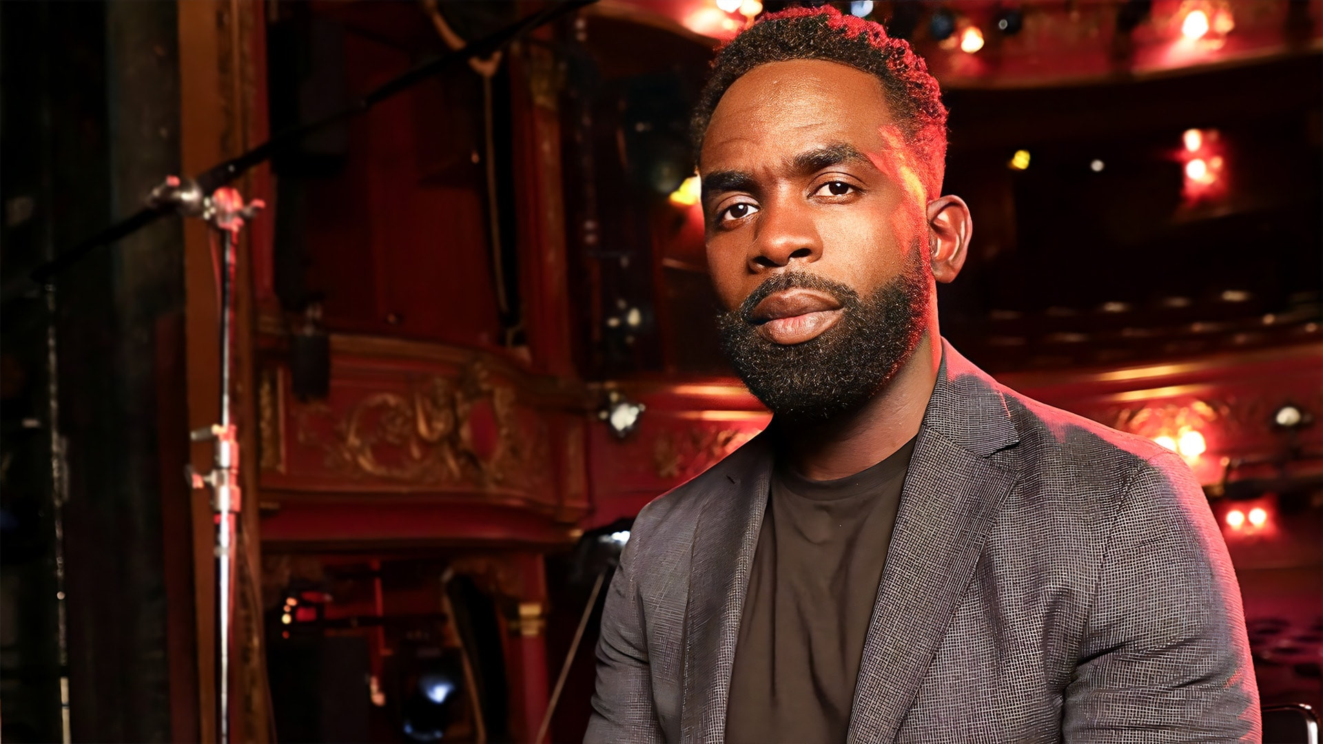 Backdrop for Handle with Care: Jimmy Akingbola