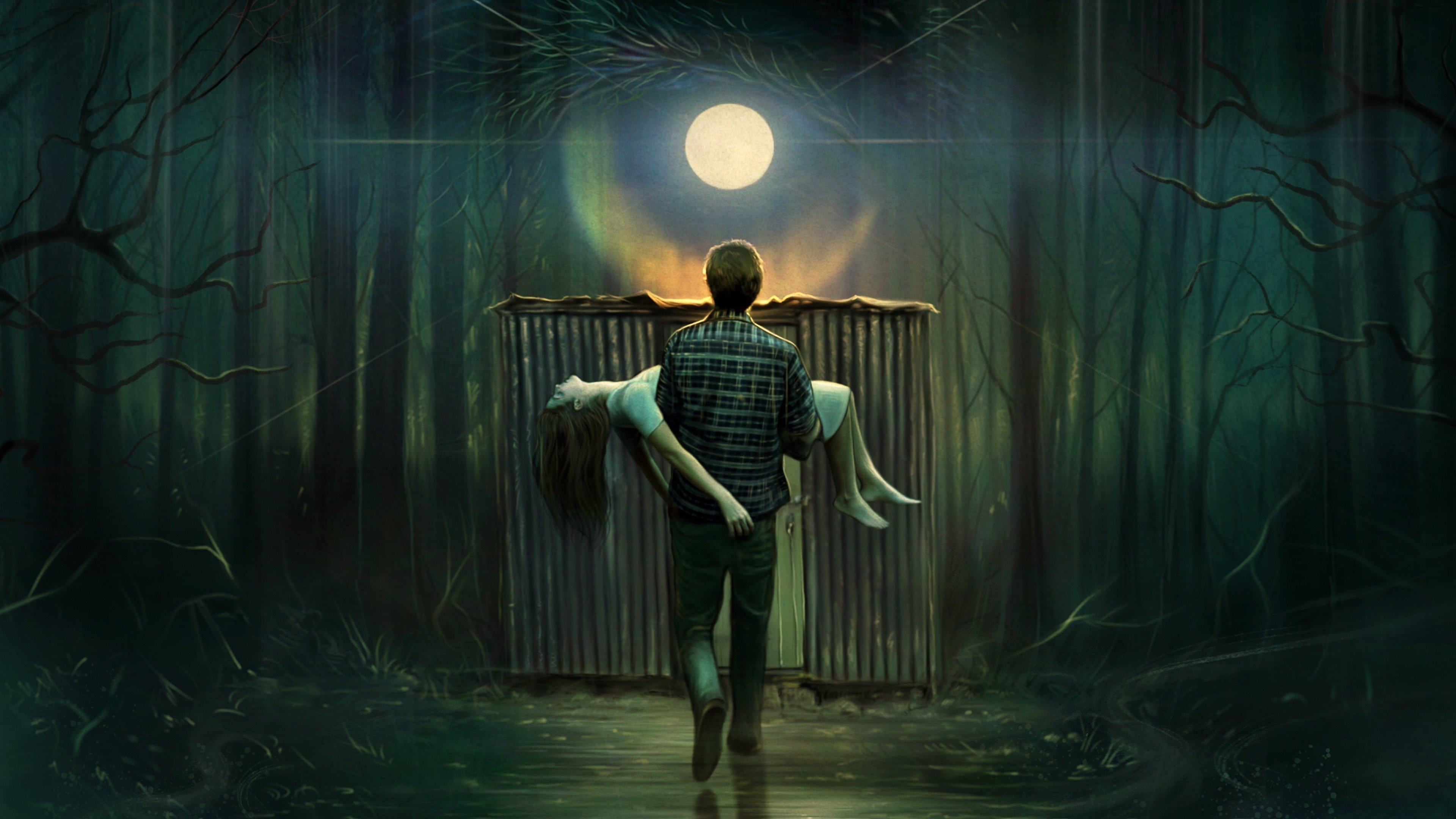 Backdrop for Wolf Garden