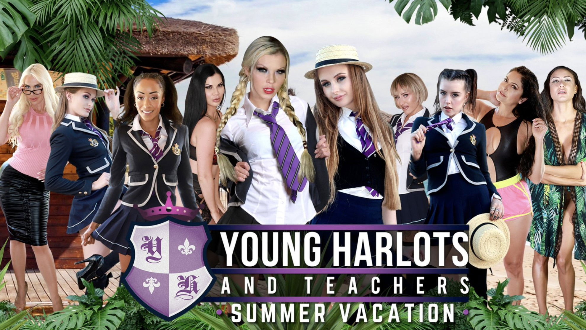 Backdrop for Young Harlots and Teachers: Summer Vacation