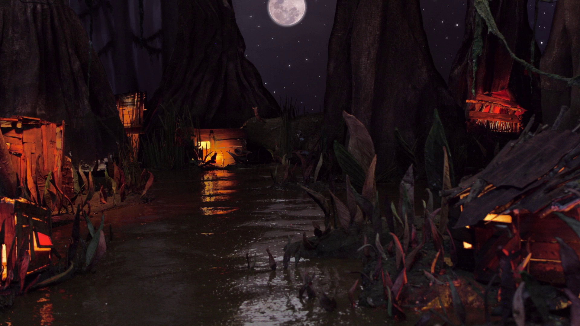 Backdrop for Le chant des grenouilles