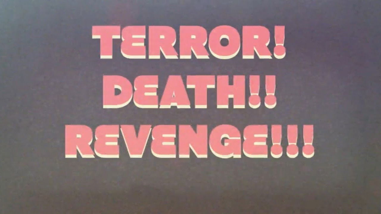 Backdrop for Terror! Death! Revenge!
