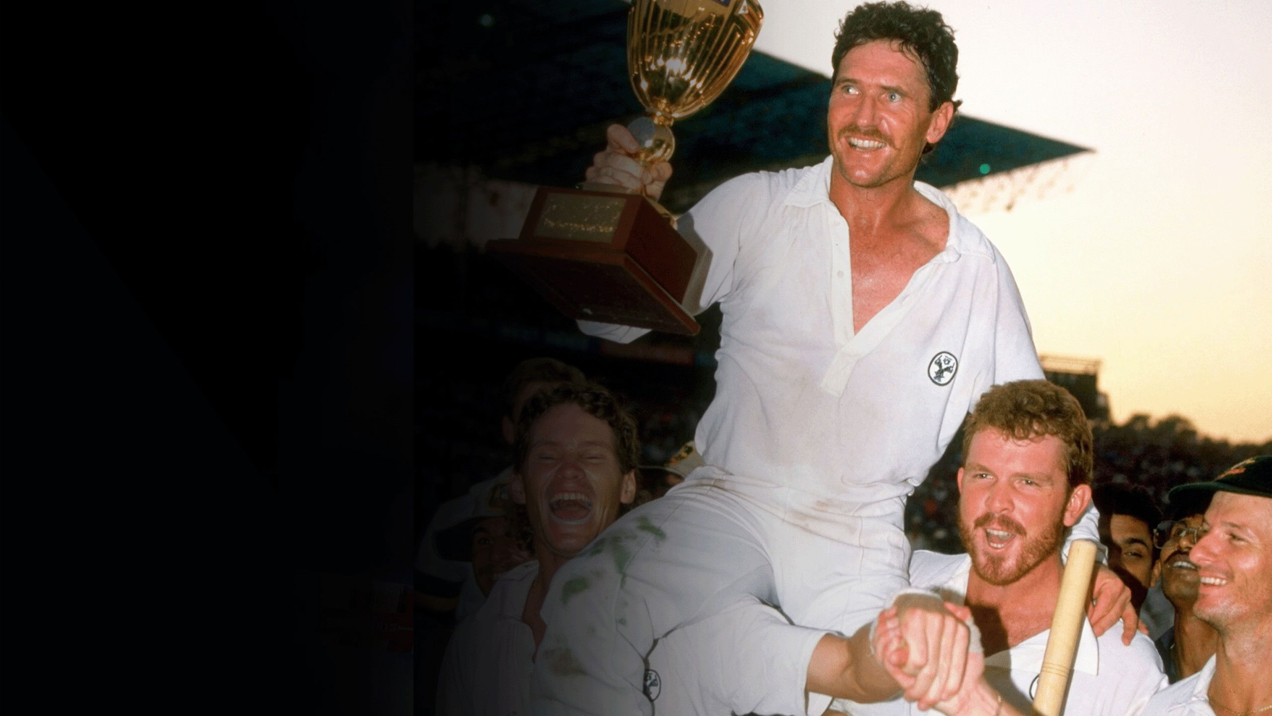 Backdrop for Allan Border: My Story