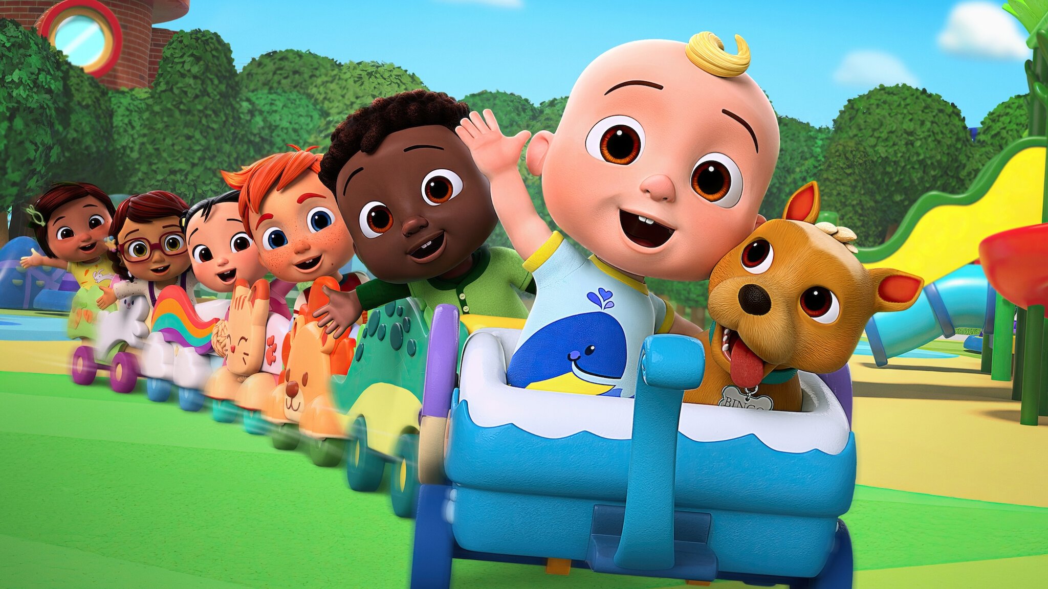 Backdrop for CoComelon Lane