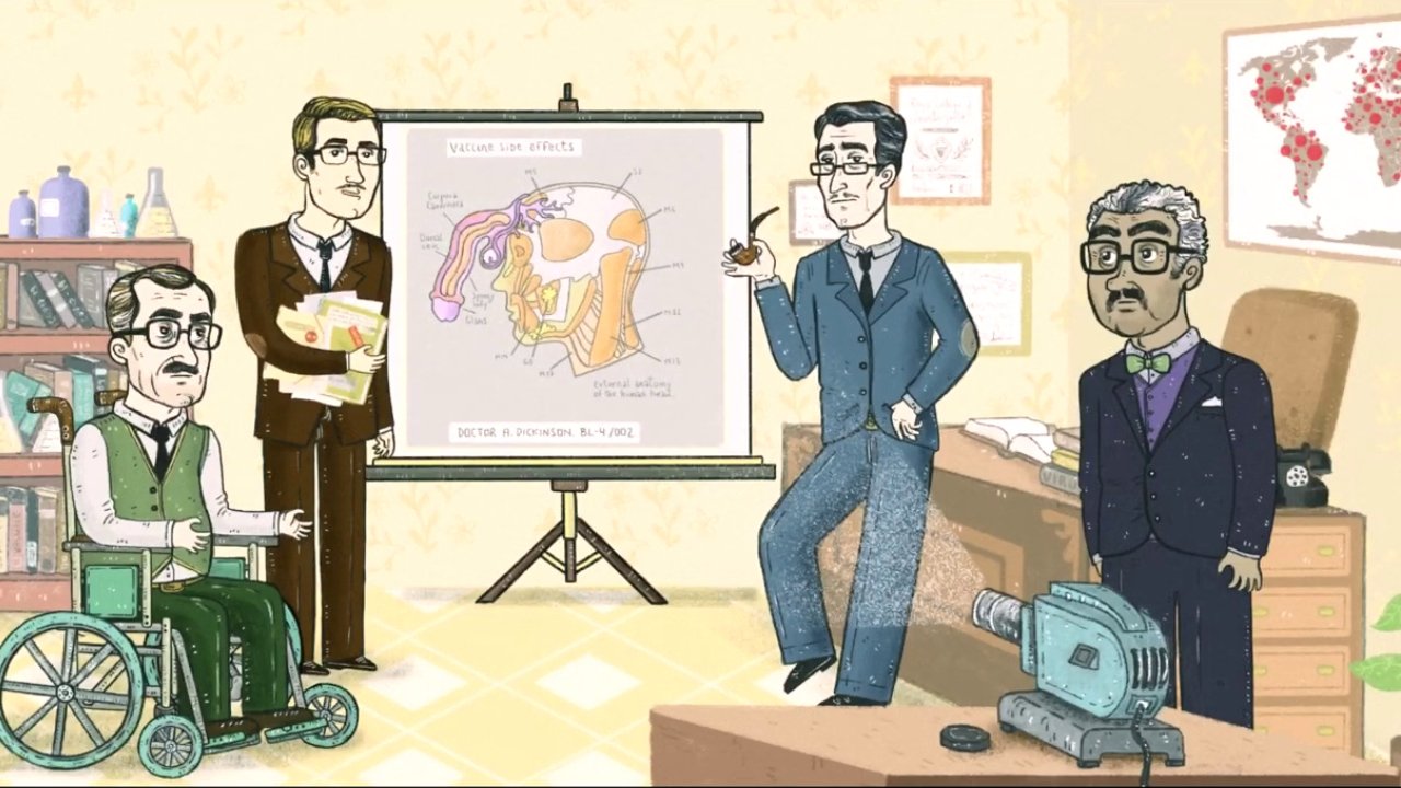 Backdrop for La increíble vacuna del doctor Dickinson