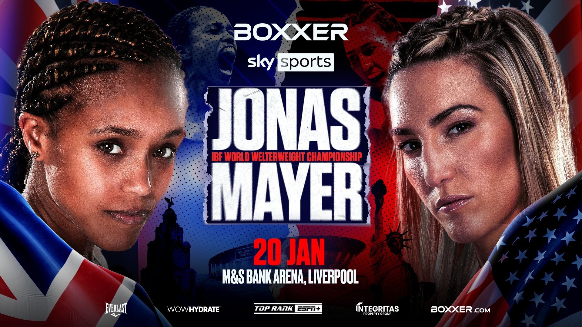 Backdrop for Natasha Jonas vs. Mikaela Mayer