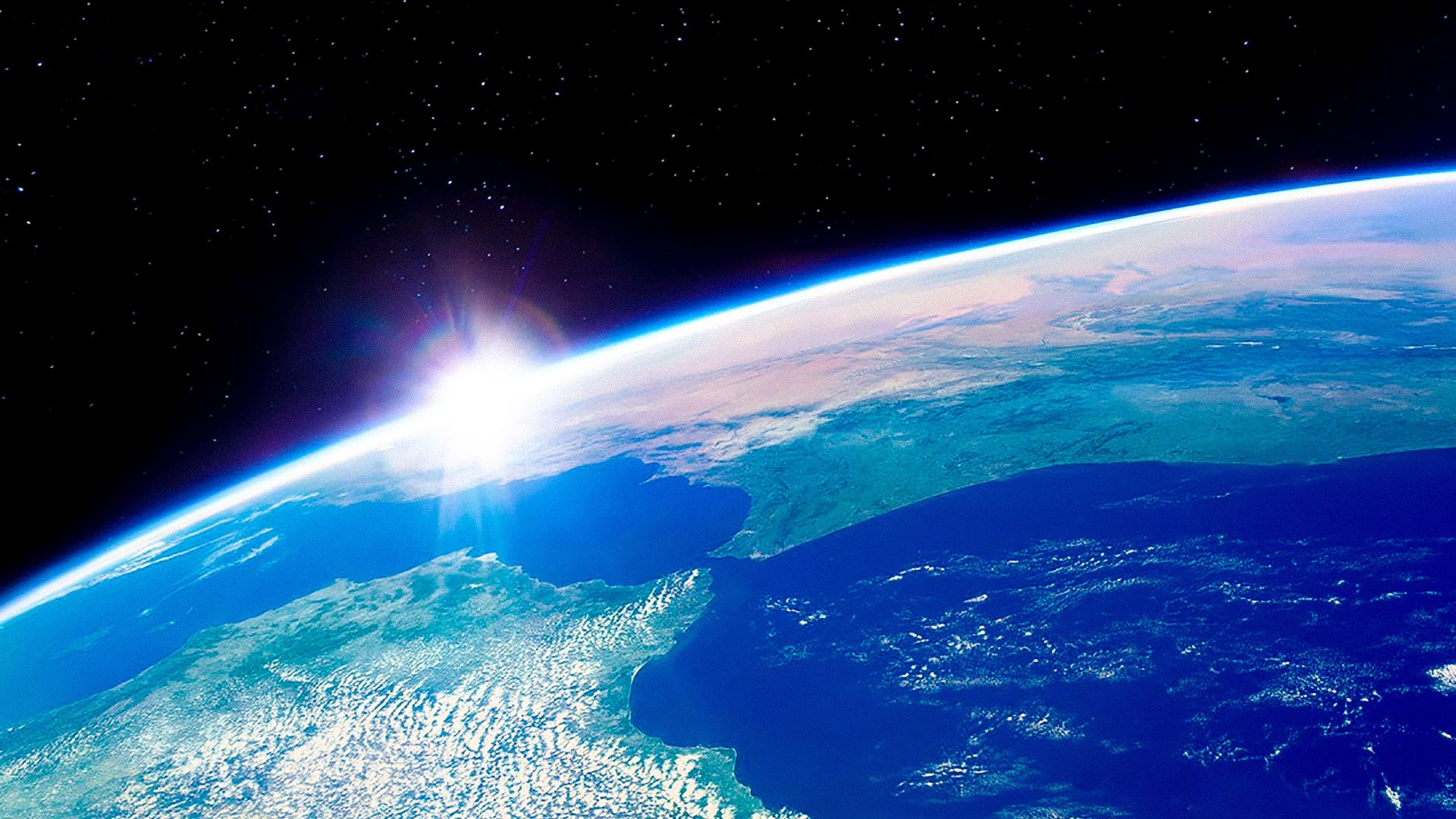 Backdrop for A Beautiful Planet