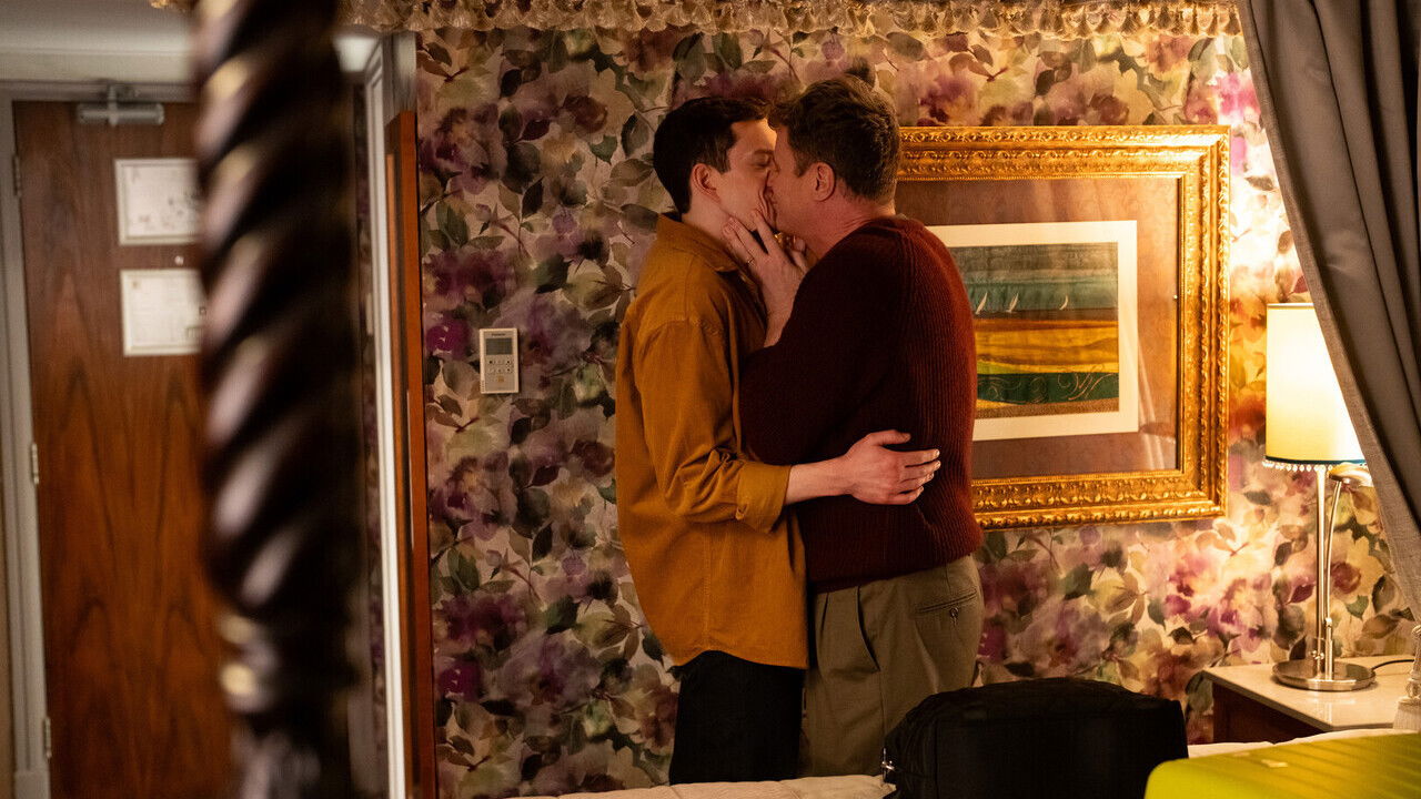 Backdrop for Romance is Dad