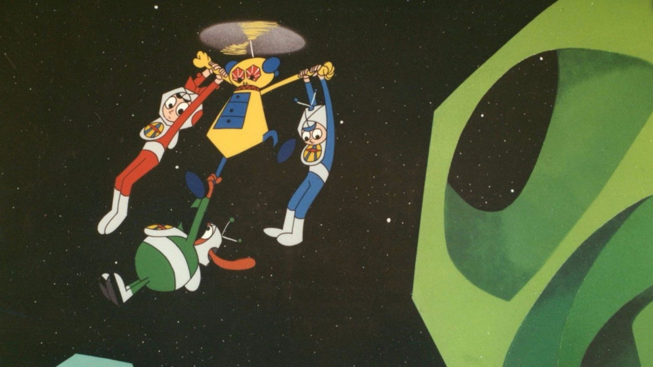 Backdrop for Little Orbit the Astrodog and the Screechers from Outer Space