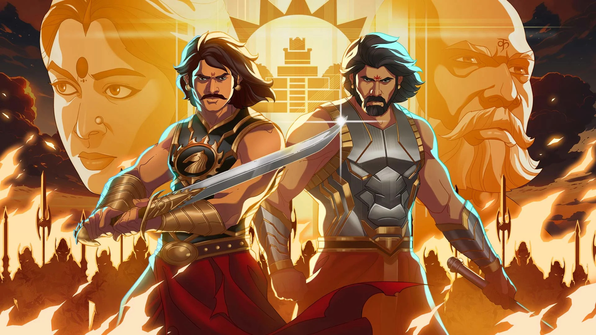 Backdrop for Baahubali: Crown of Blood