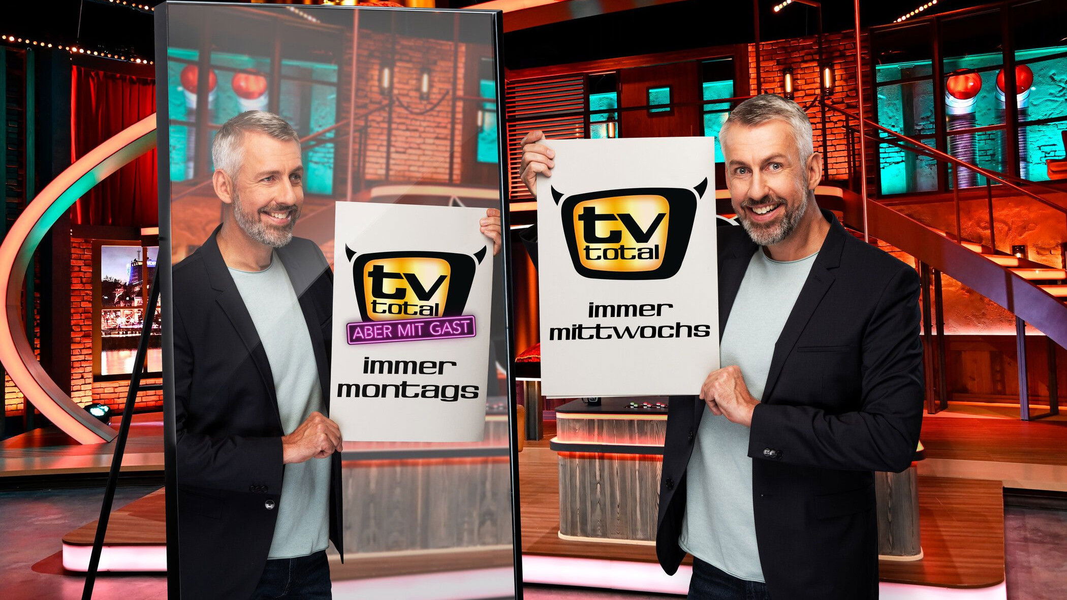 Backdrop for TV total - Aber mit Gast