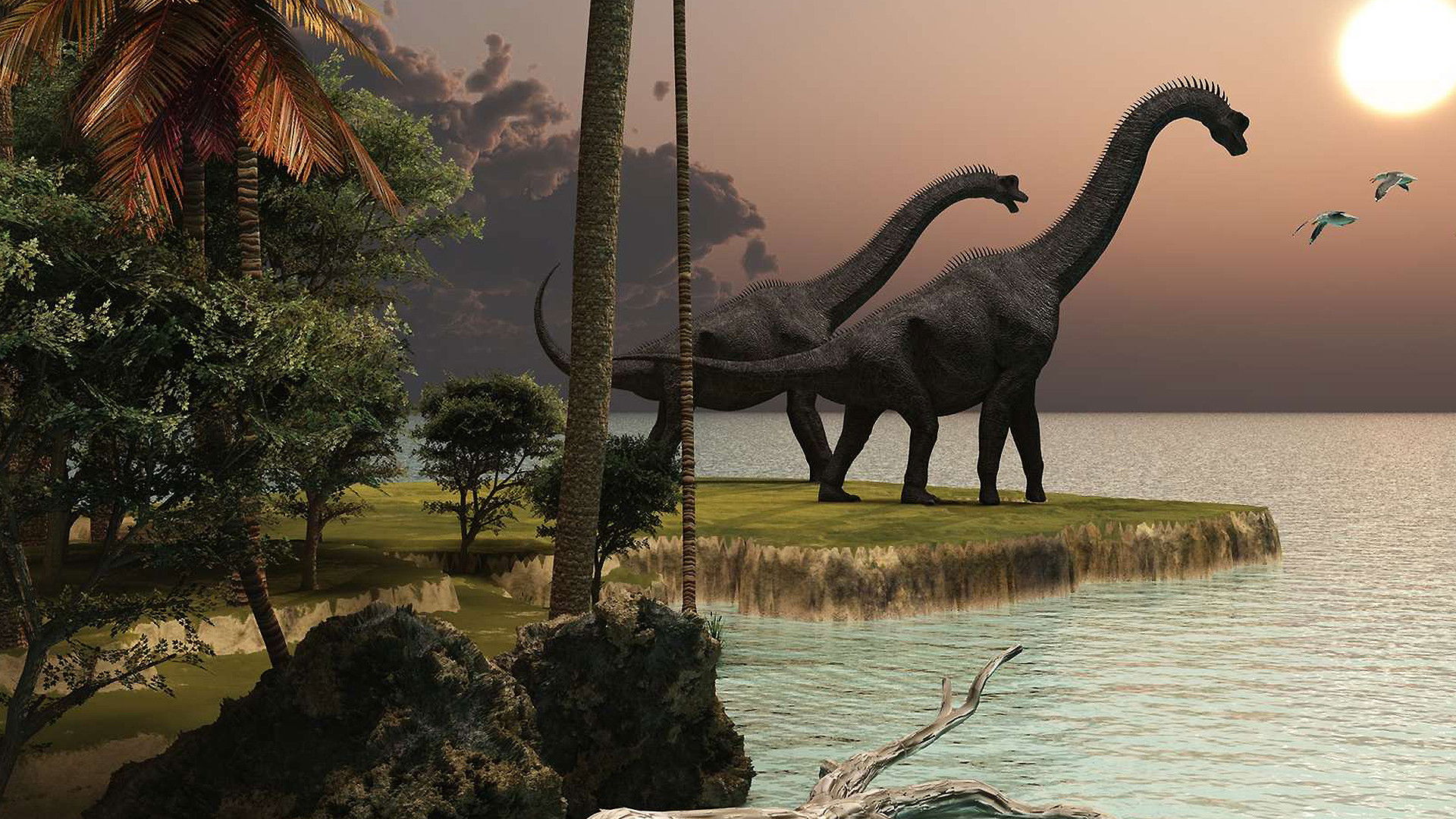 Backdrop for La vie des dinosaures