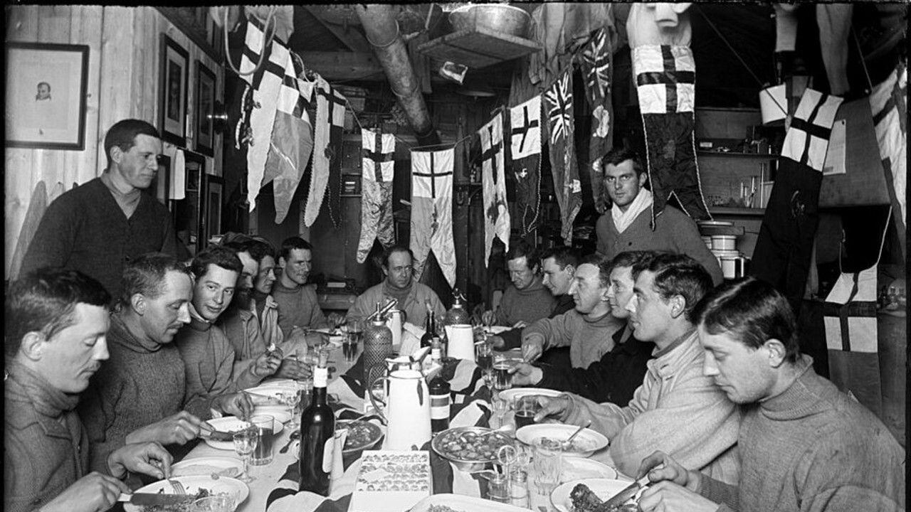 Backdrop for Icemen: 200 Years in Antarctica