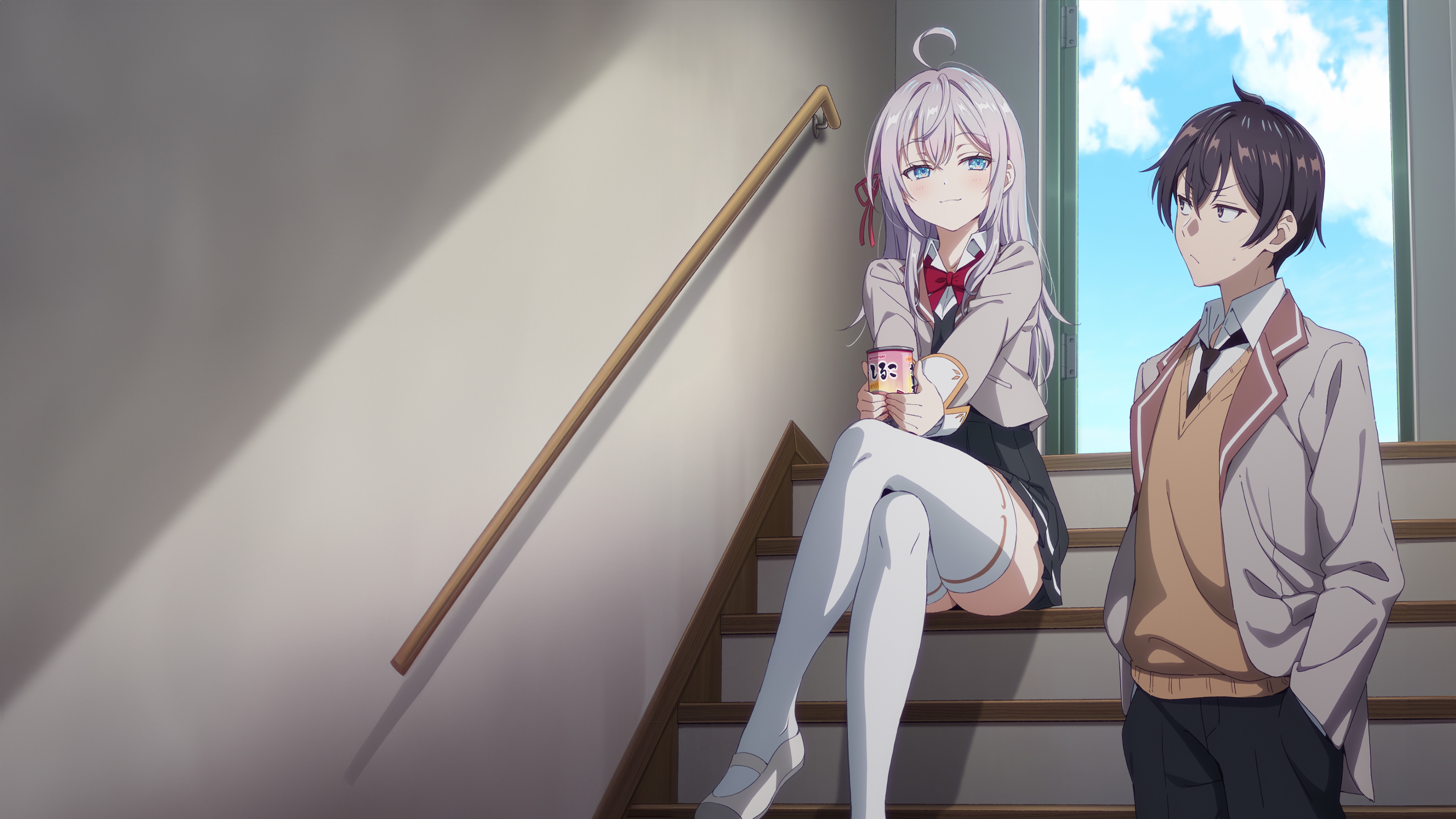 Backdrop for Alya Sometimes Hides Her Feelings in Russian