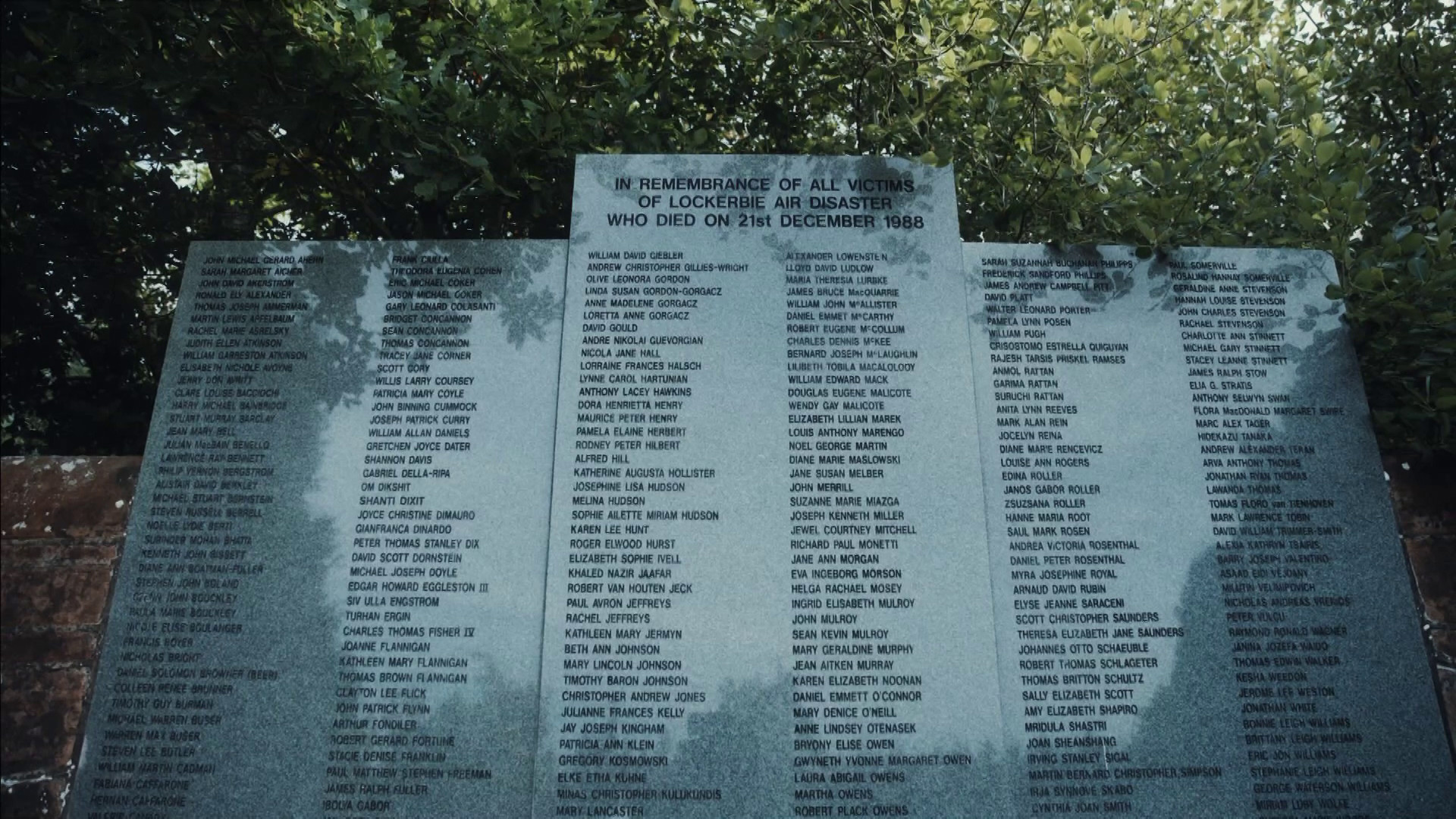 Backdrop for Return to Lockerbie with Lorraine Kelly