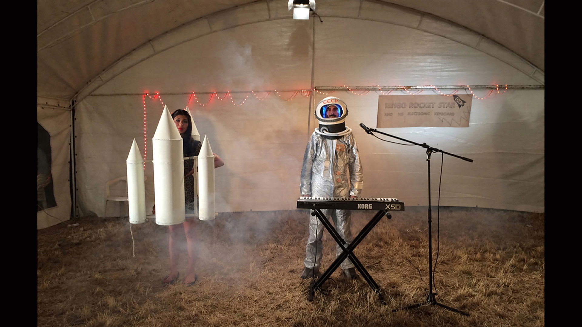 Backdrop for Ringo Rocket Star and His Song for Yuri Gagarin