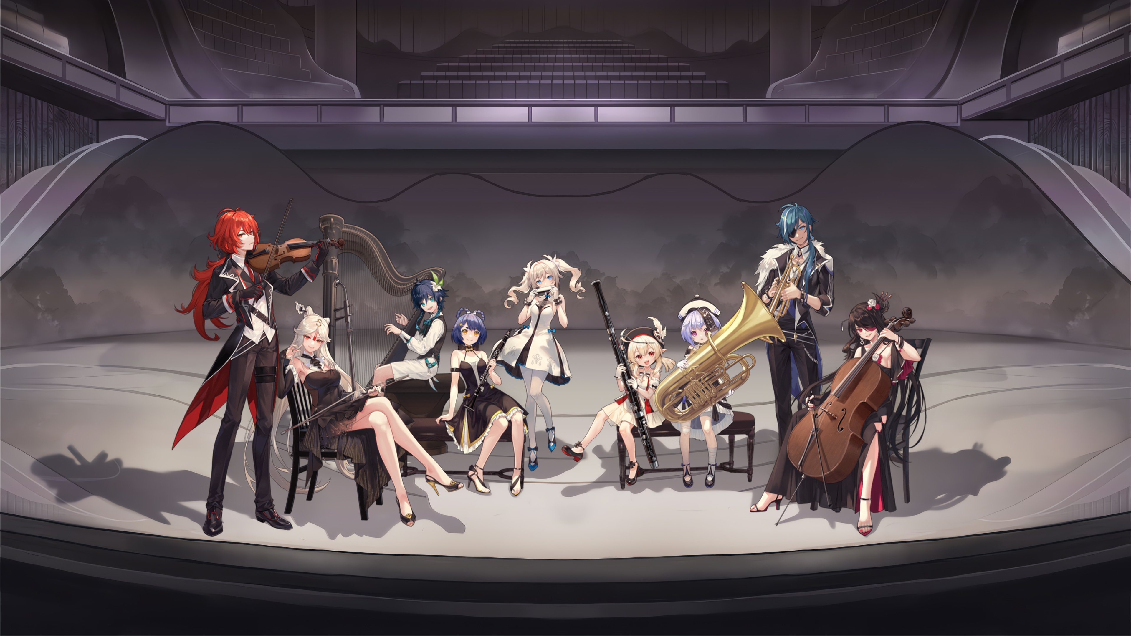 Backdrop for Genshin Concert 2021: Melodies of an Endless Journey