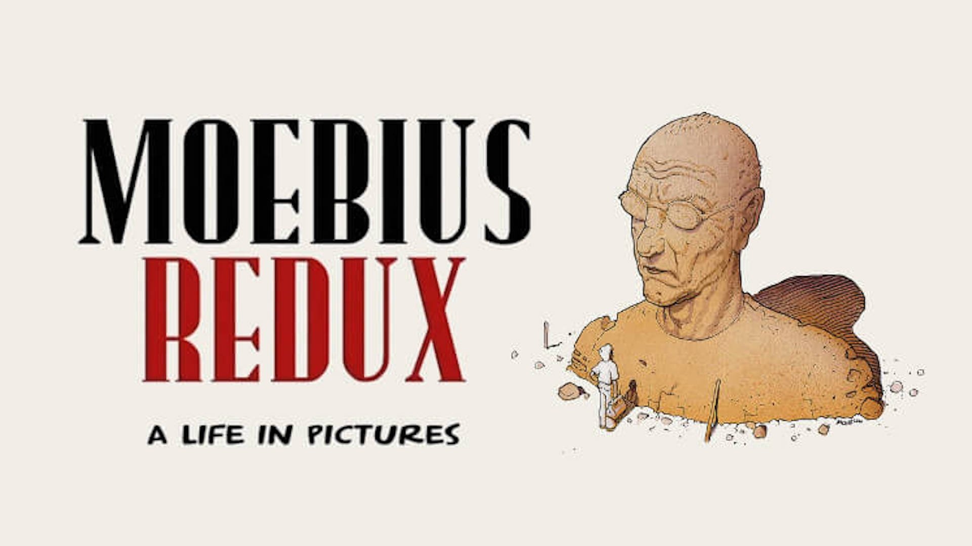 Backdrop for Moebius Redux: A Life in Pictures