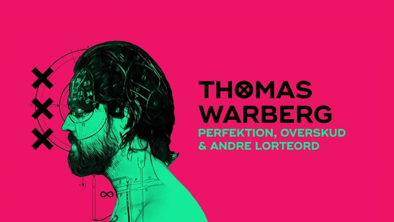 Backdrop for Thomas Warberg: Perfektion, overskud og andre lorteord