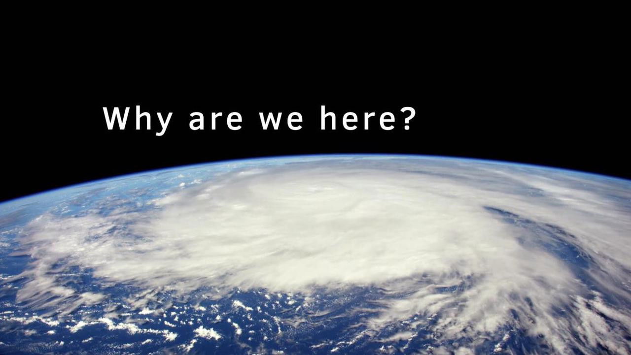 Backdrop for Why Are We Here?