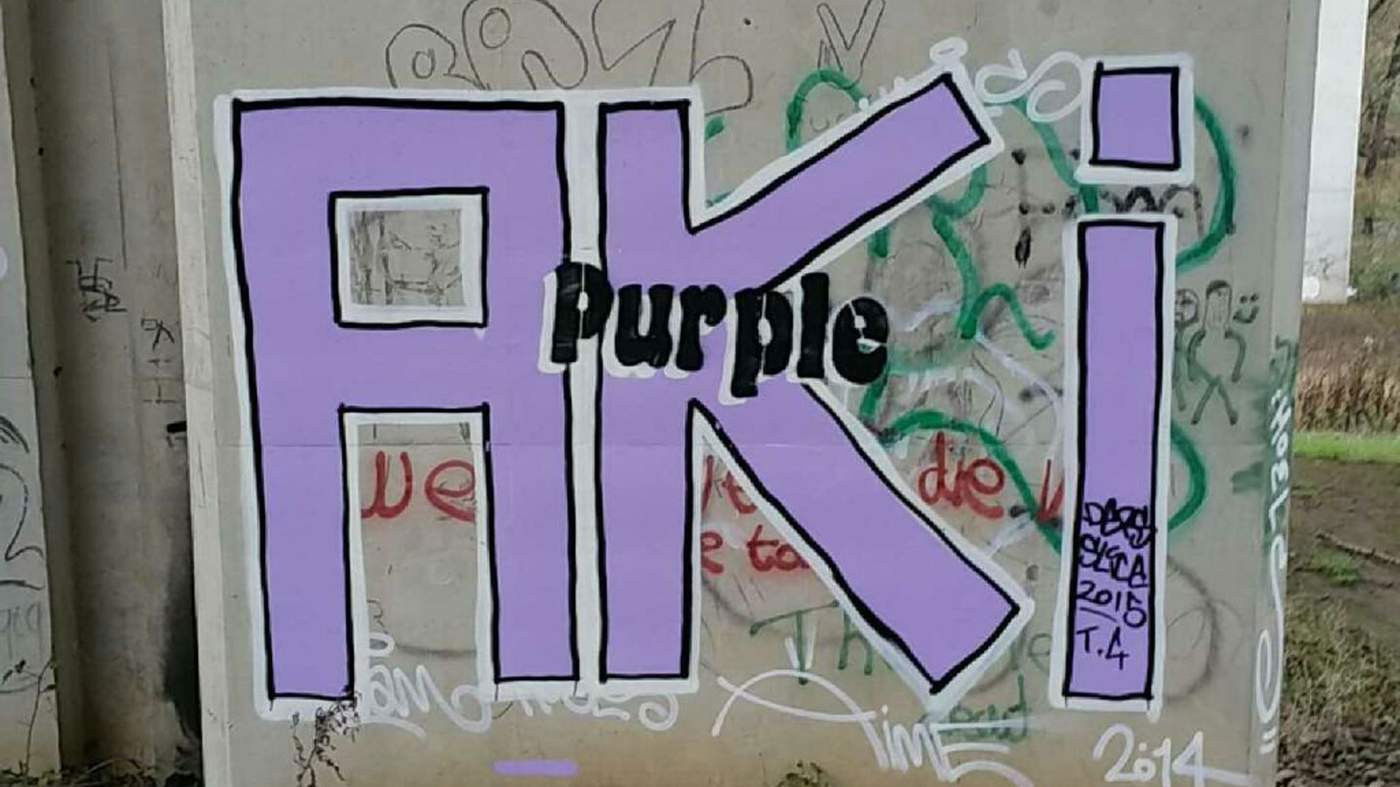 Backdrop for The Man Who Squeezes Muscles: Searching for Purple Aki