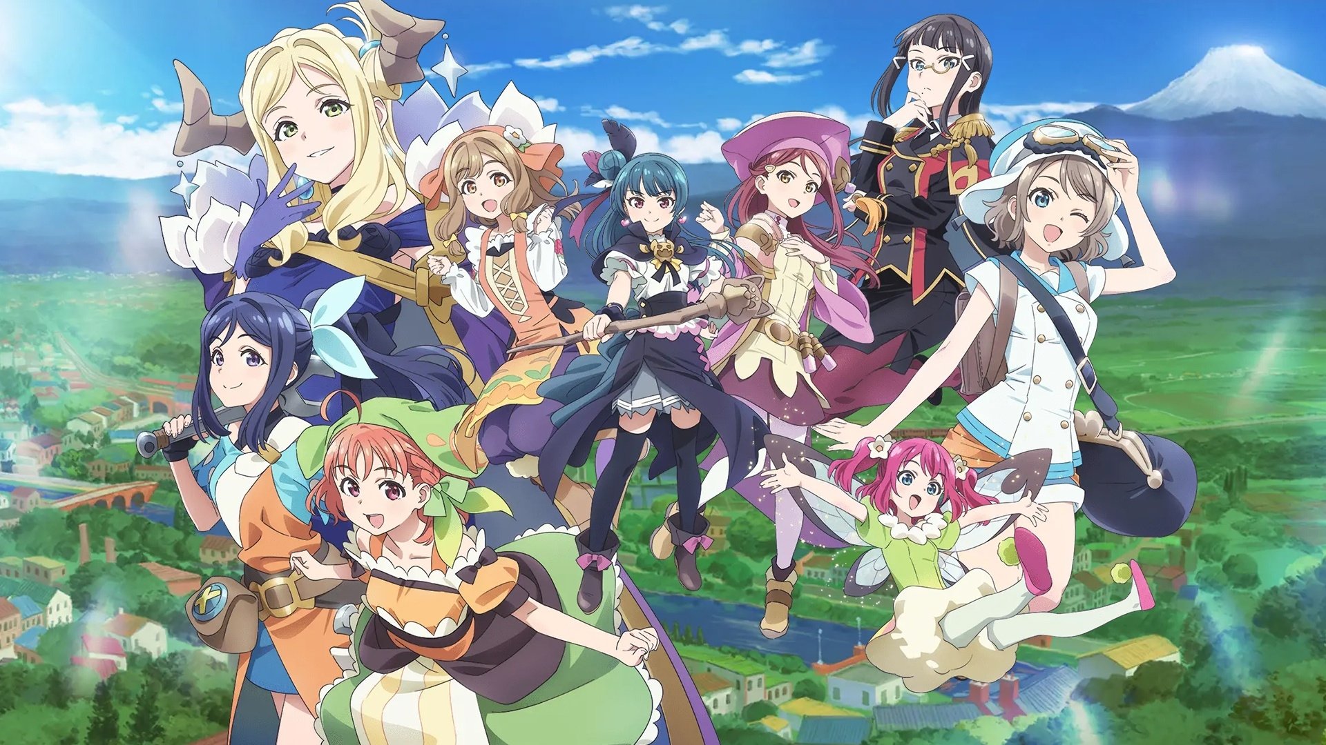 Backdrop for YOHANE THE PARHELION -SUNSHINE in the MIRROR