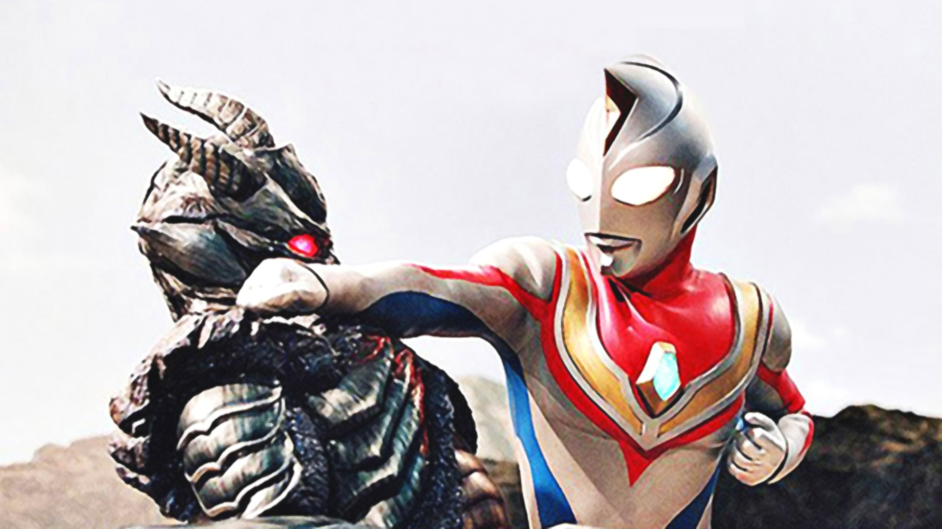 Backdrop for Ultraman Dyna: The Return of Hanejiro