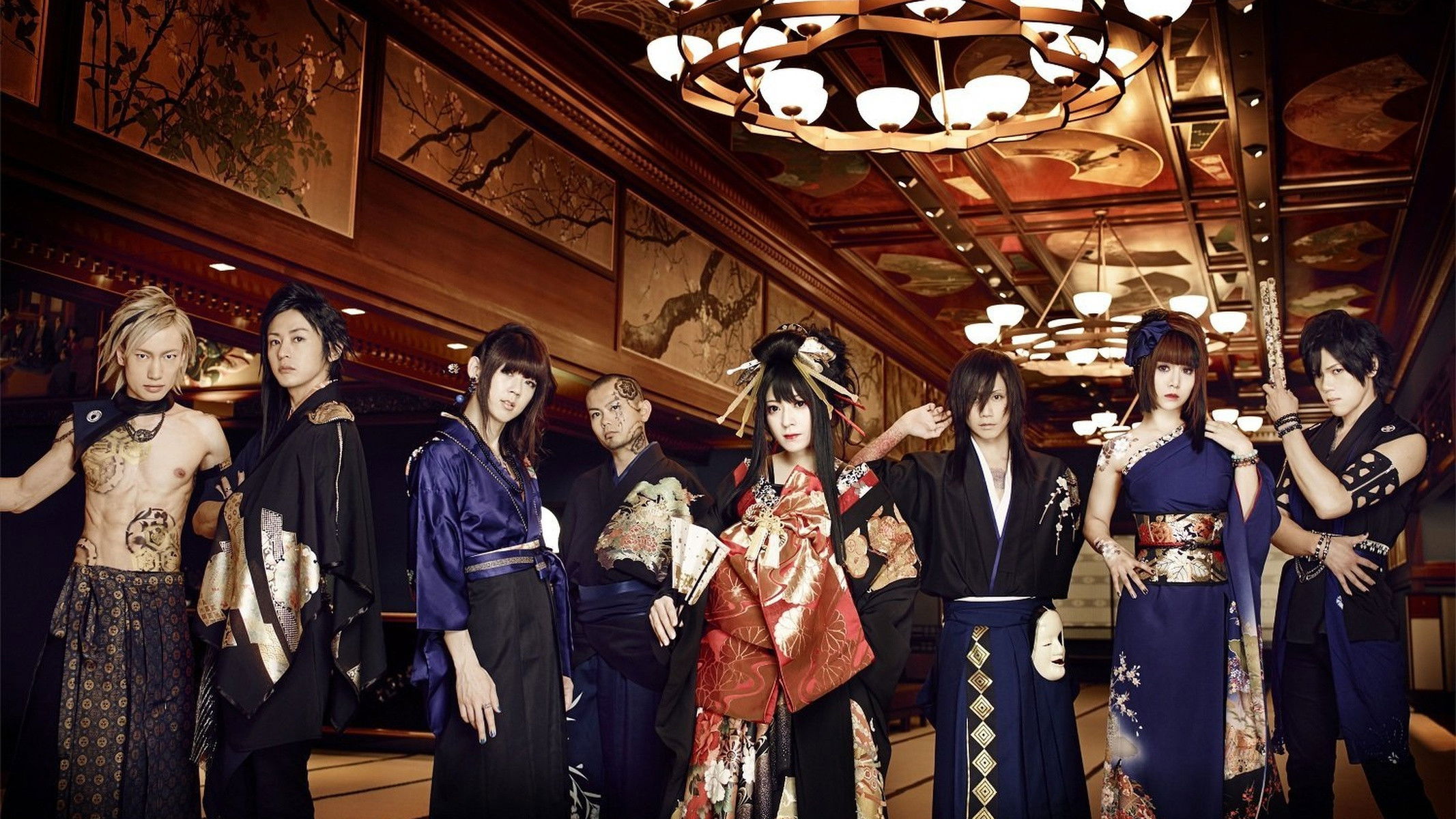 Backdrop for Wagakki Band Dai Shinnenkai 2016 Nippon Budokan - Akatsuki no Utage -