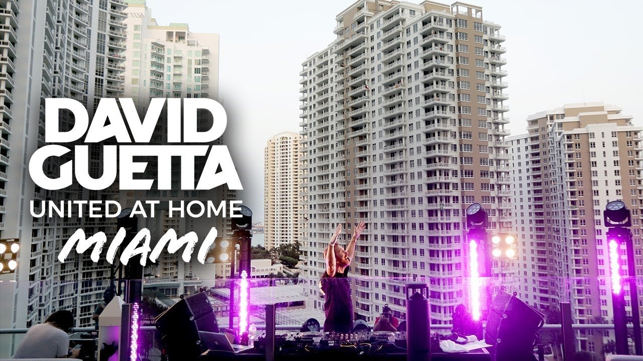 Backdrop for David Guetta | United at Home - Fundraising Live from Miami