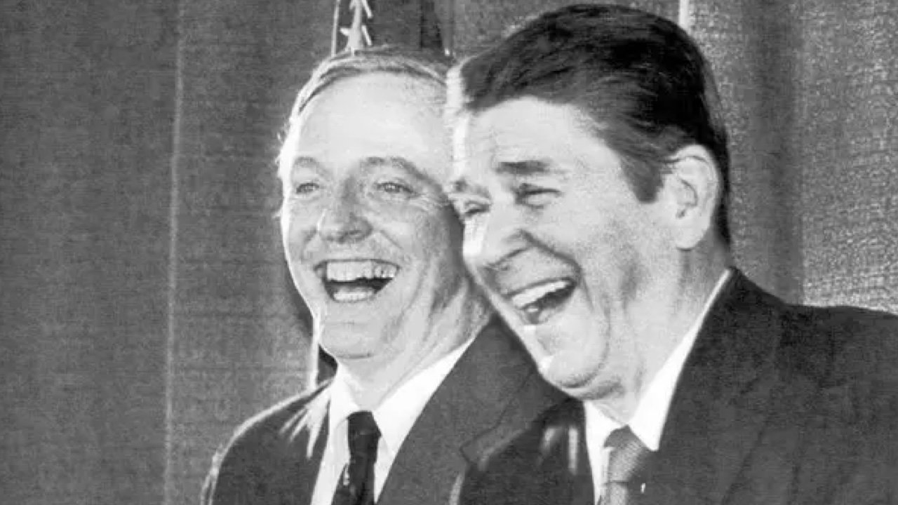 Backdrop for Firing Line with William F. Buckley Jr: Ronald Reagan