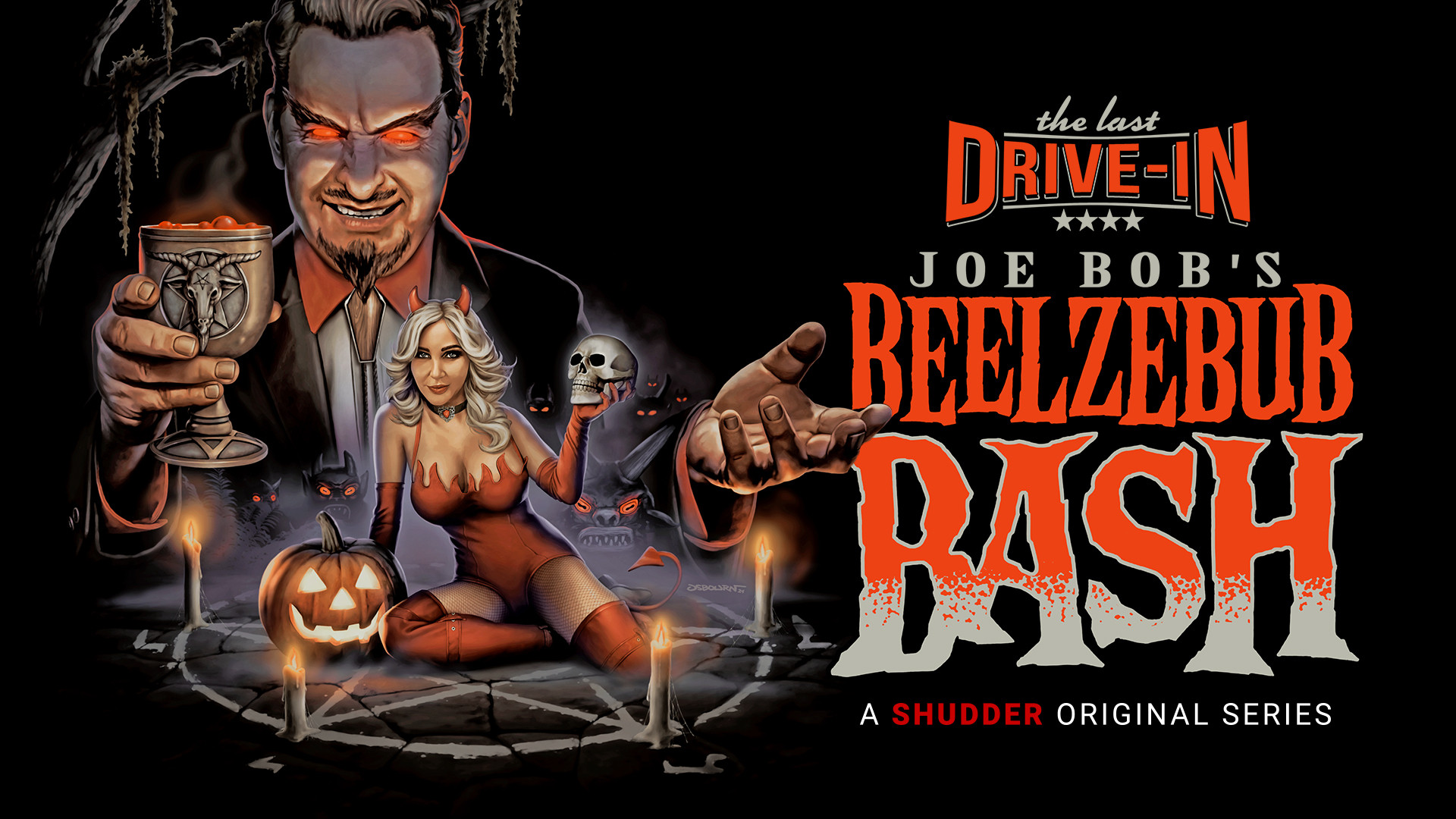 Backdrop for The Last Drive-In with Joe Bob Briggs: Joe Bob's Beelzebub Bash