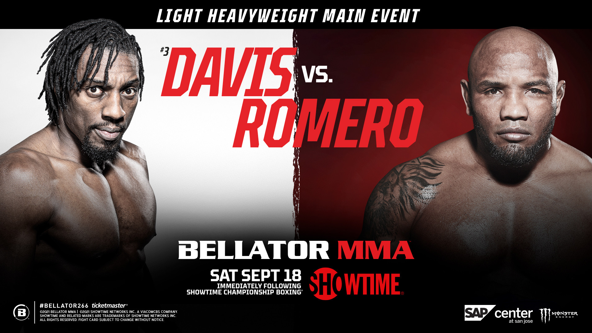 Backdrop for Bellator 266: Davis vs. Romero