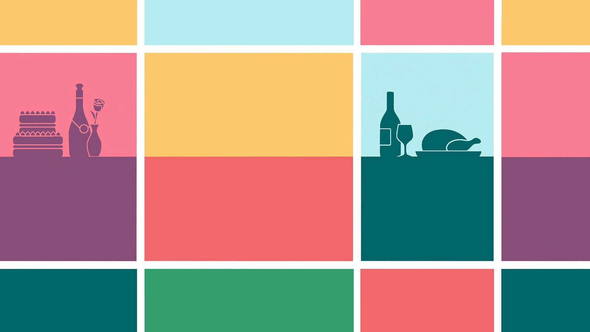 Backdrop for Dinner Date