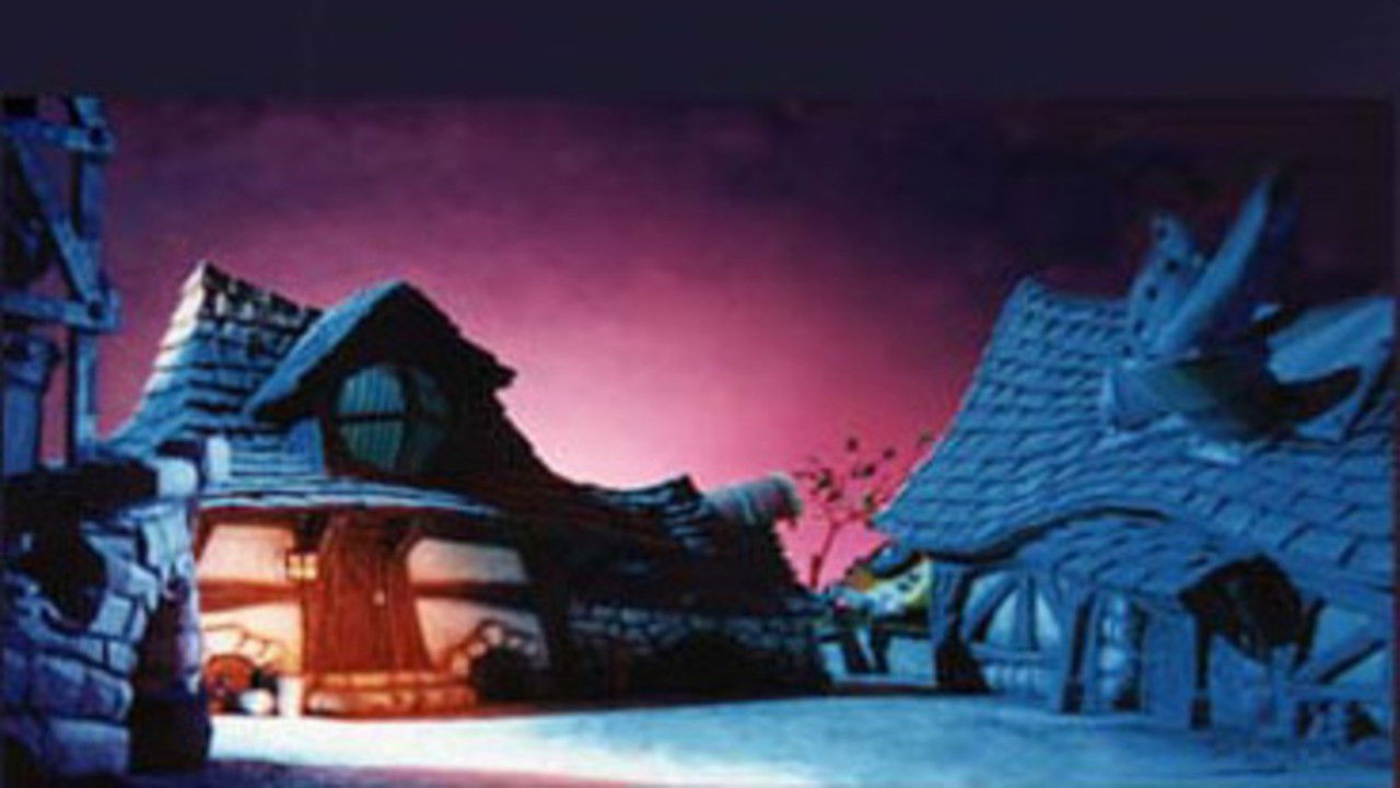 Backdrop for La vache qui voulait sauter par dessus l'église