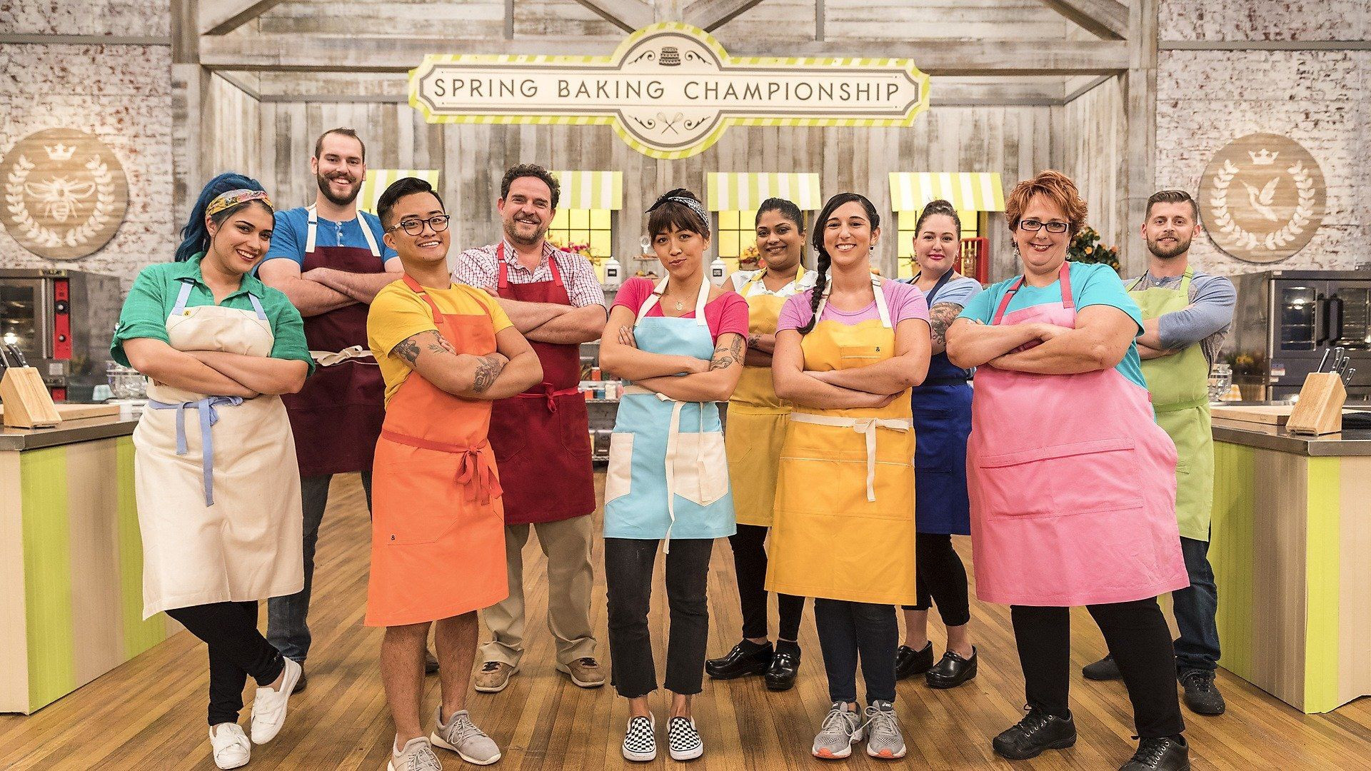 Backdrop for Spring Baking Championship:  Easter